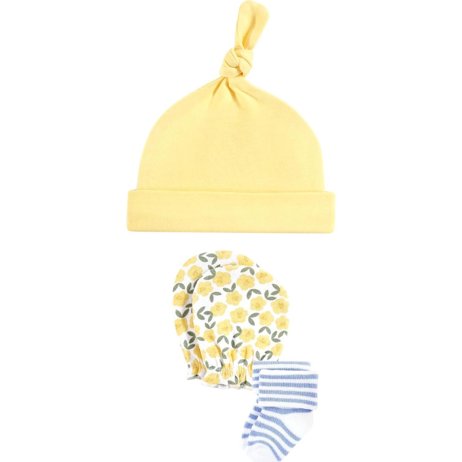 Conjunto de Gorras, Manoplas y Calcetines Hudson 0-6 Meses