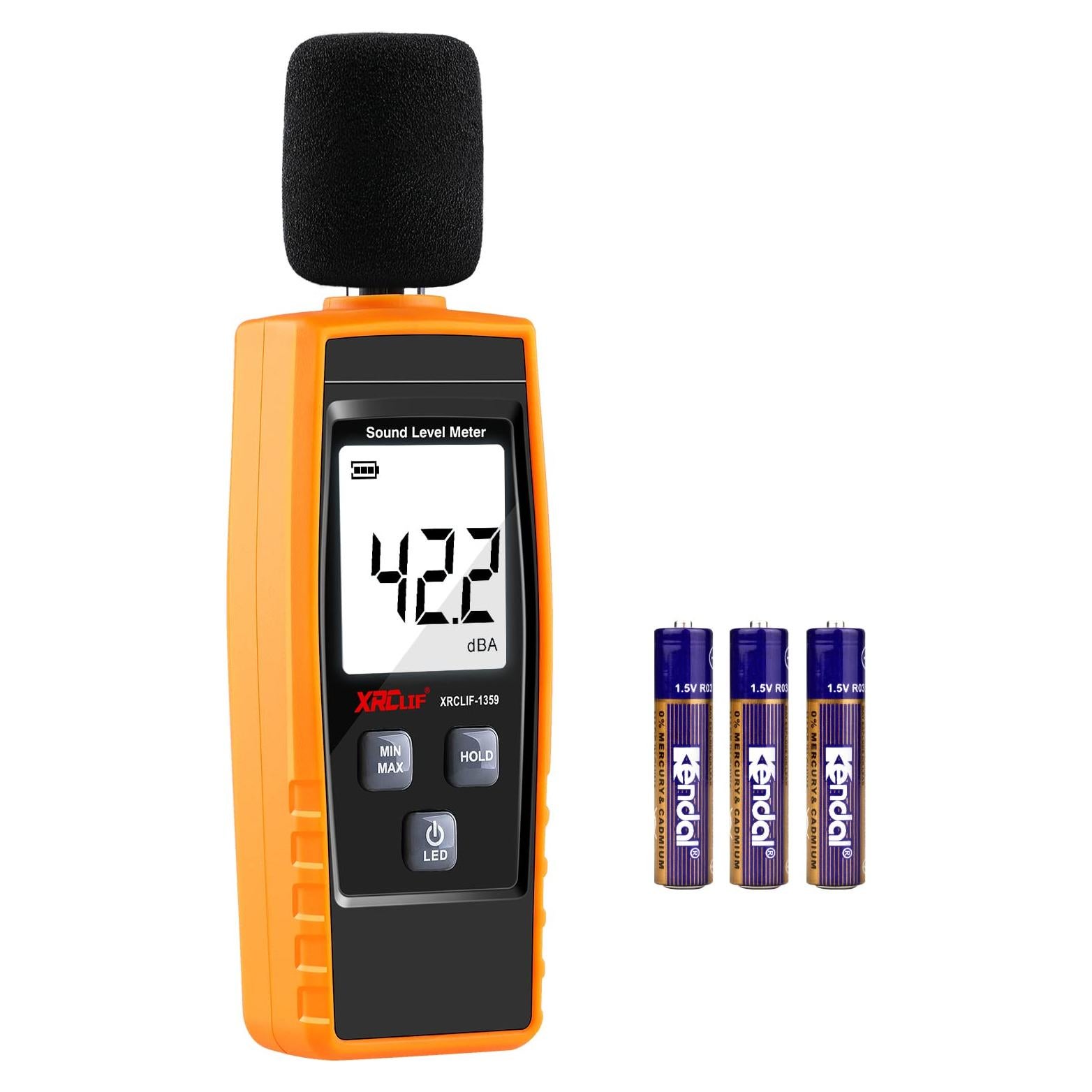 Medidor de Decibelios RZ 1359 Digital 30-130dB con Alarma