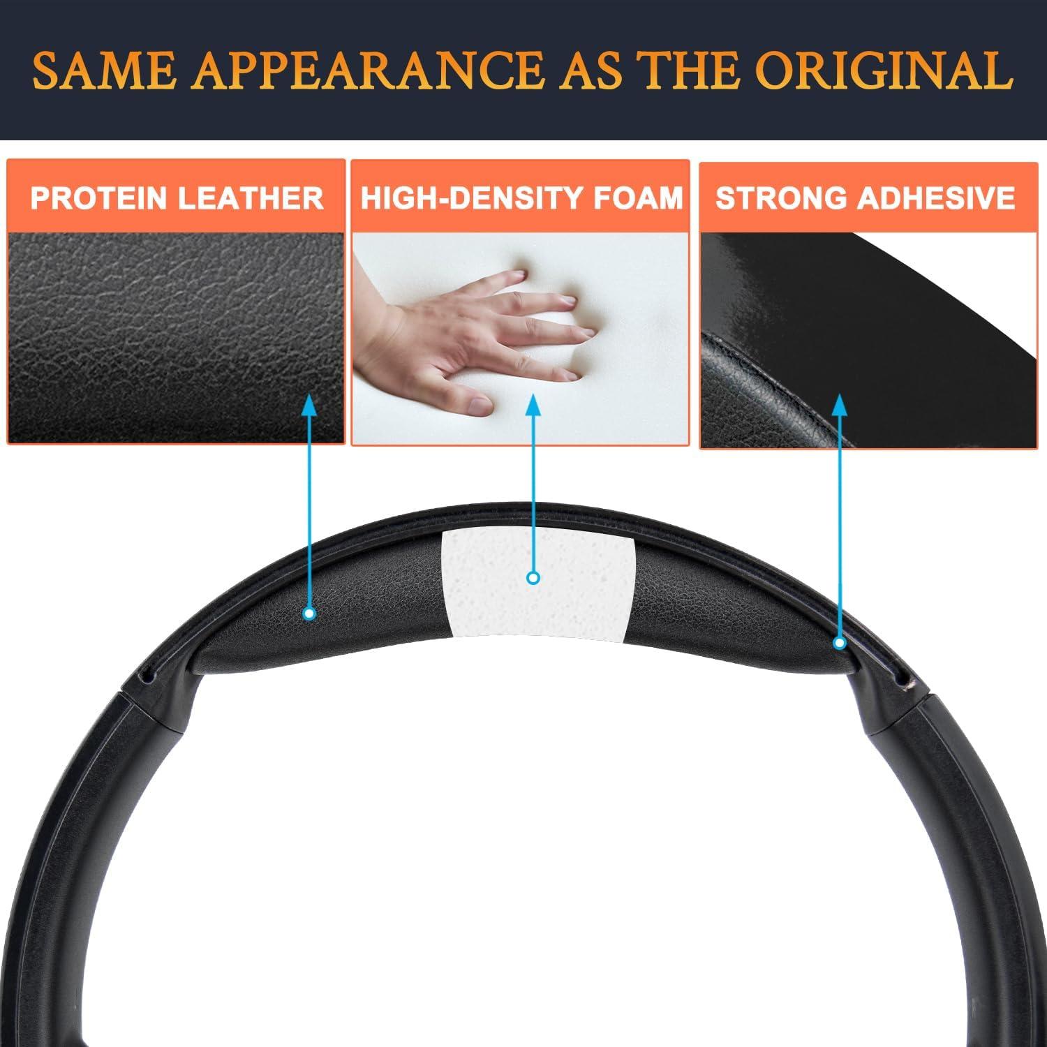 Cubierta de diadema SOULWIT para auriculares Skullcandy Riff/Riff2 - Negro