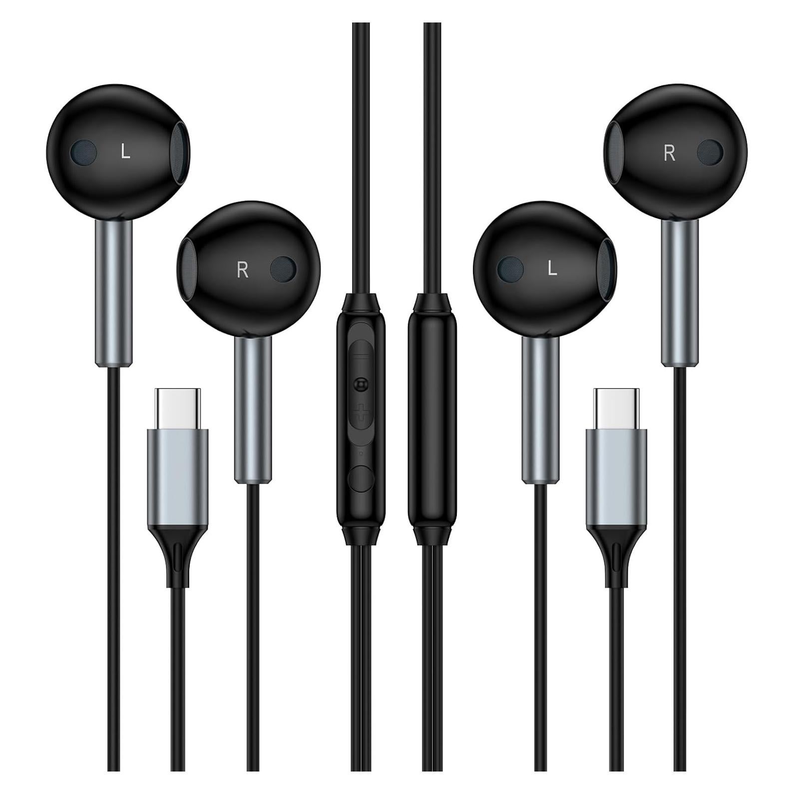 Auriculares con cable USB-C Samsung A17 A16 S25 Z Fold 4 pies