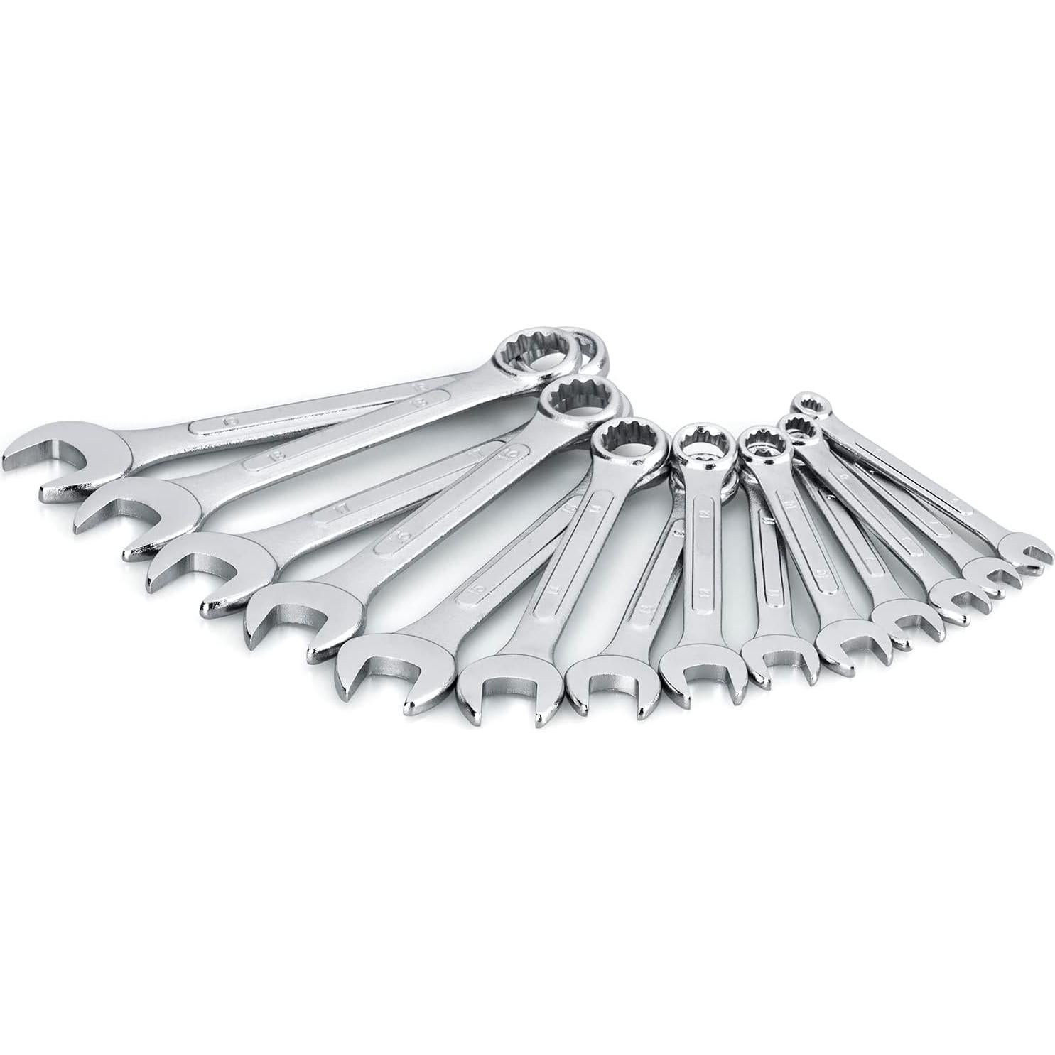 Juego de Llaves de Combinación EFFICERE 14 Piezas 6mm-19mm