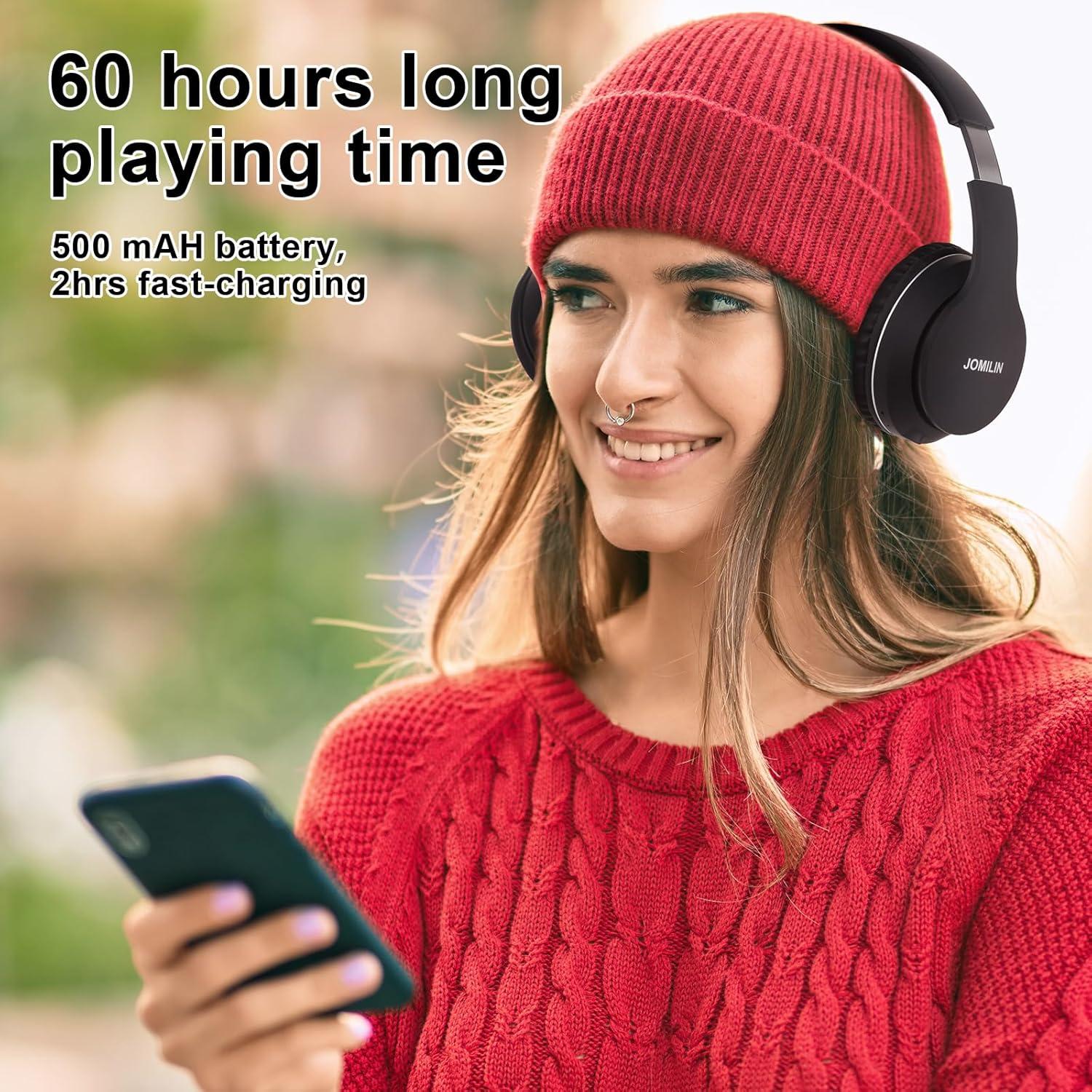 Auriculares Inalámbricos JOMILIN B9 Bluetooth 5.3 60h Reproducción