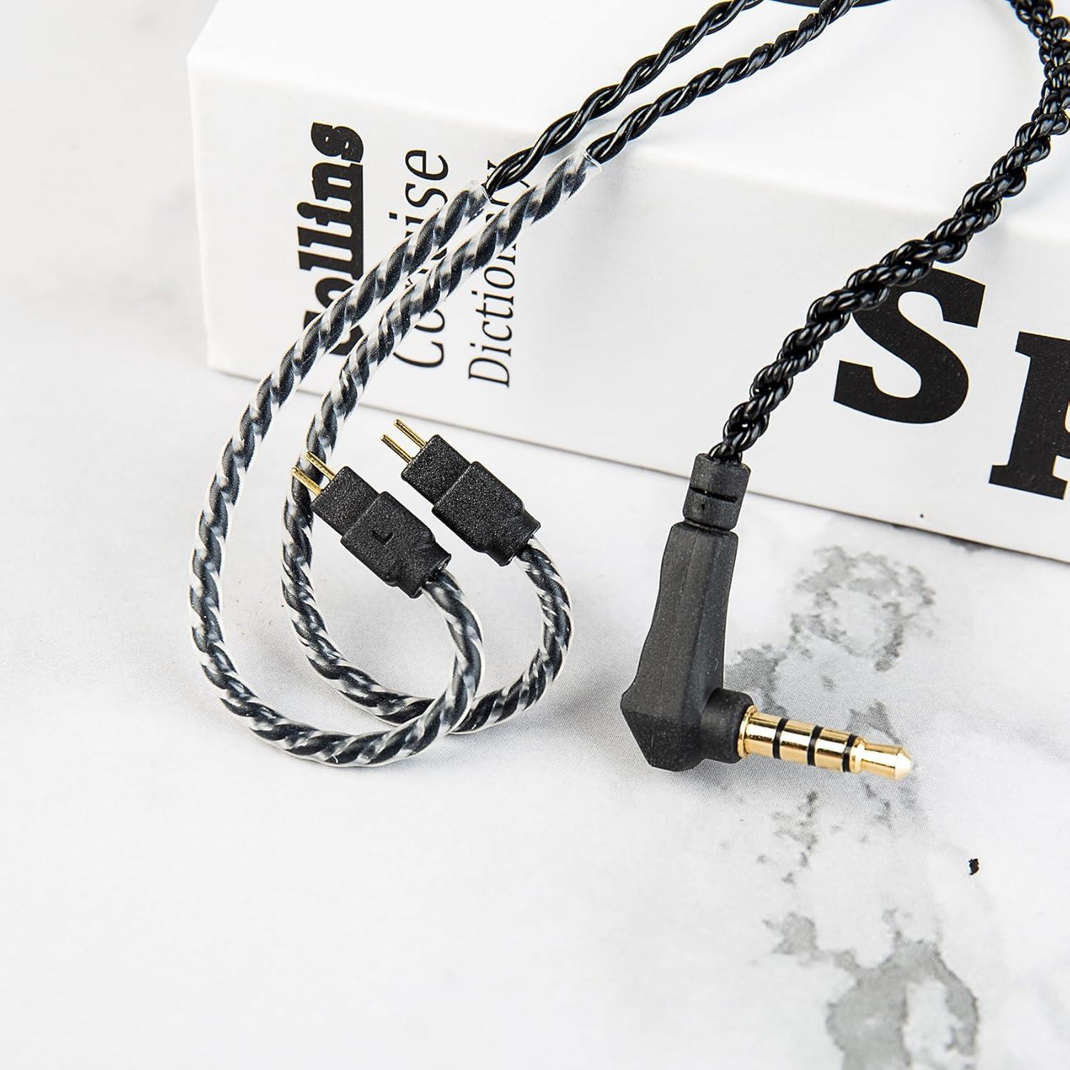 Cable de Monitor In-Ear Yinyoo 2 Metros 2 Pines 3.5mm Inky