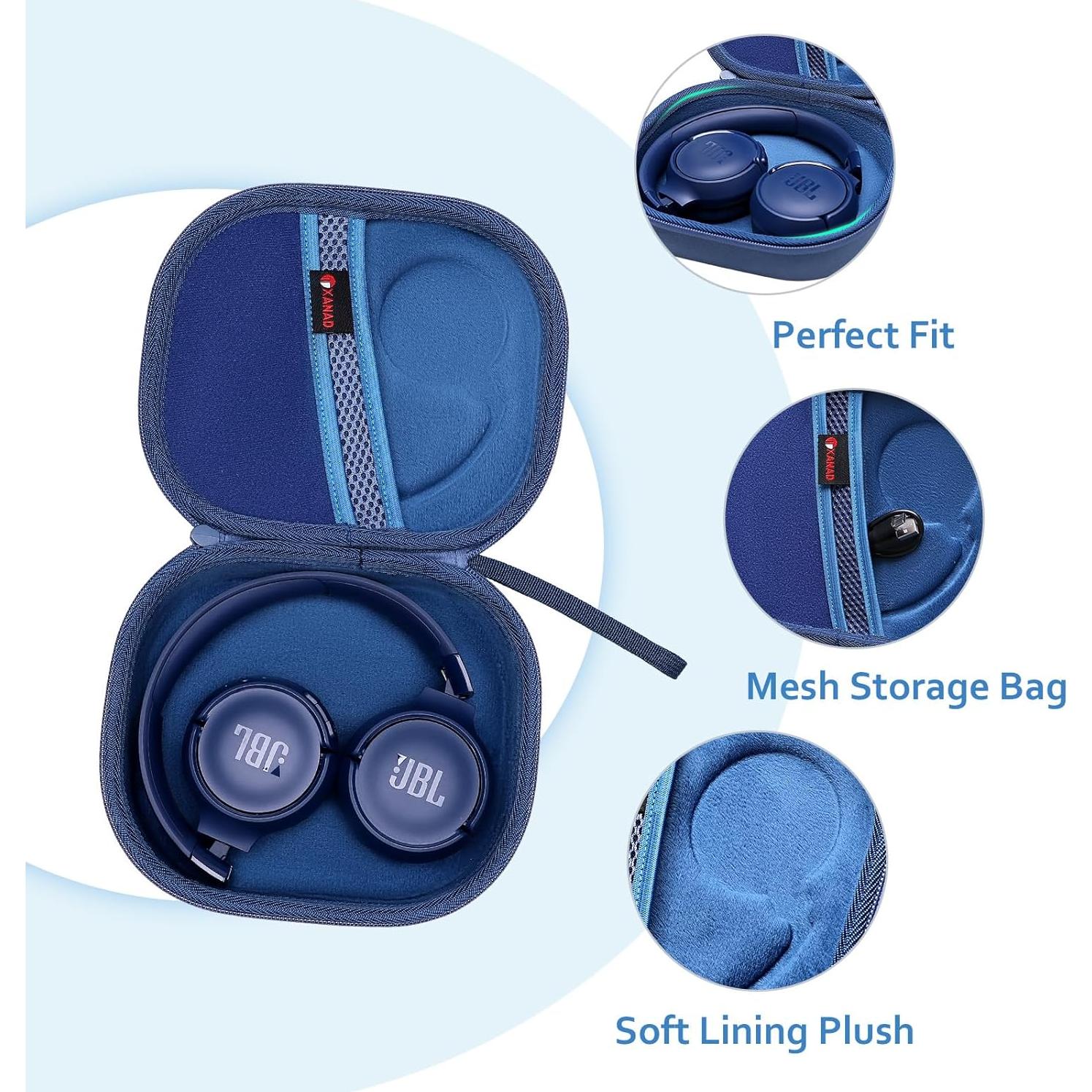 Funda Dura XANAD Azul para Auriculares JBL Tune y Live