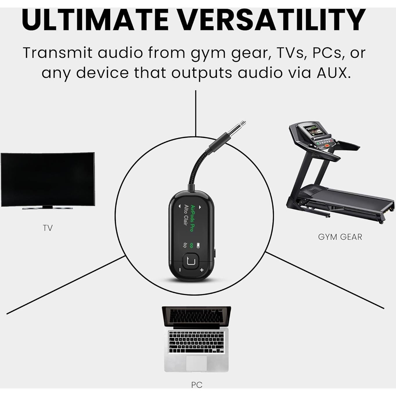 Adaptador Bluetooth Avantree Voyager - Transmisor Inalámbrico 5.4