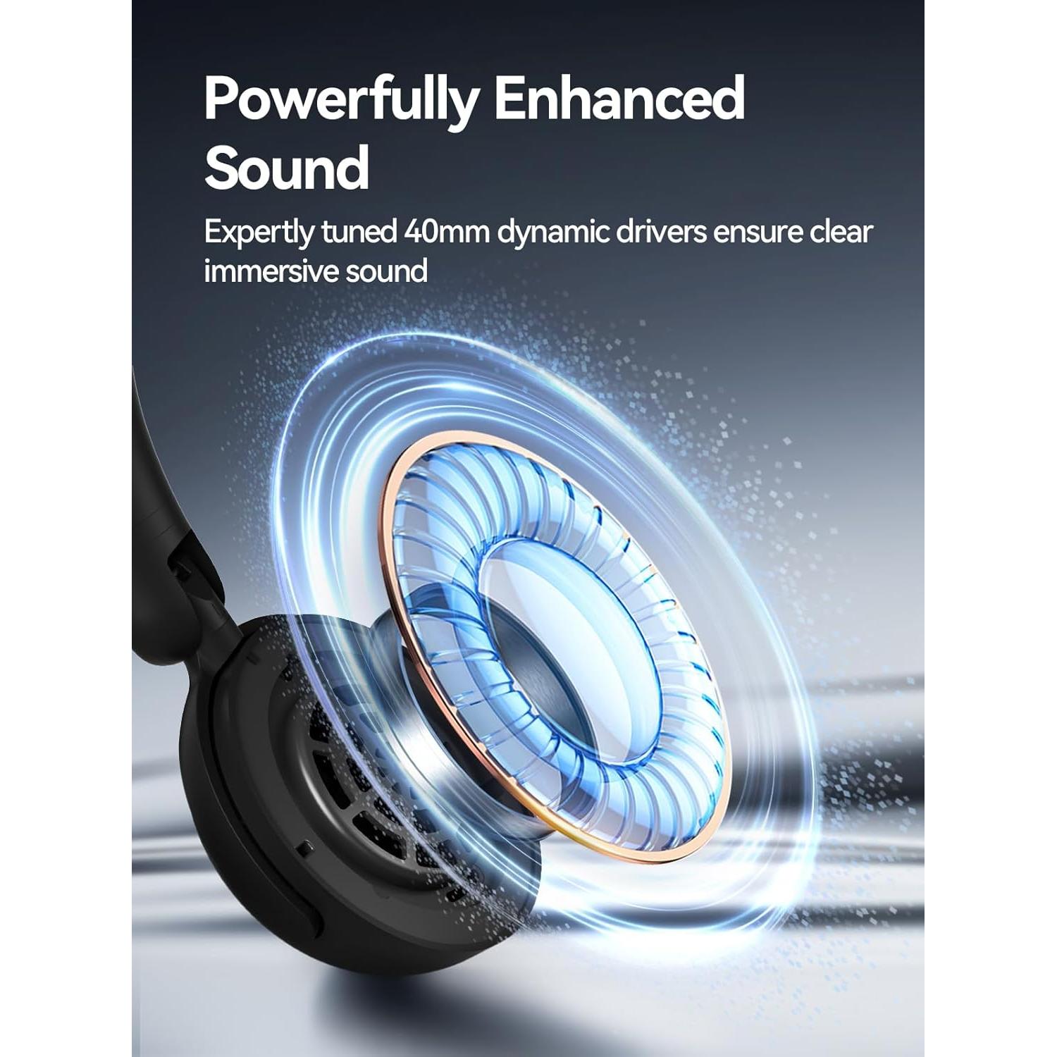 Auriculares Inalámbricos 1MORE HQ20 Bluetooth 65H Negro