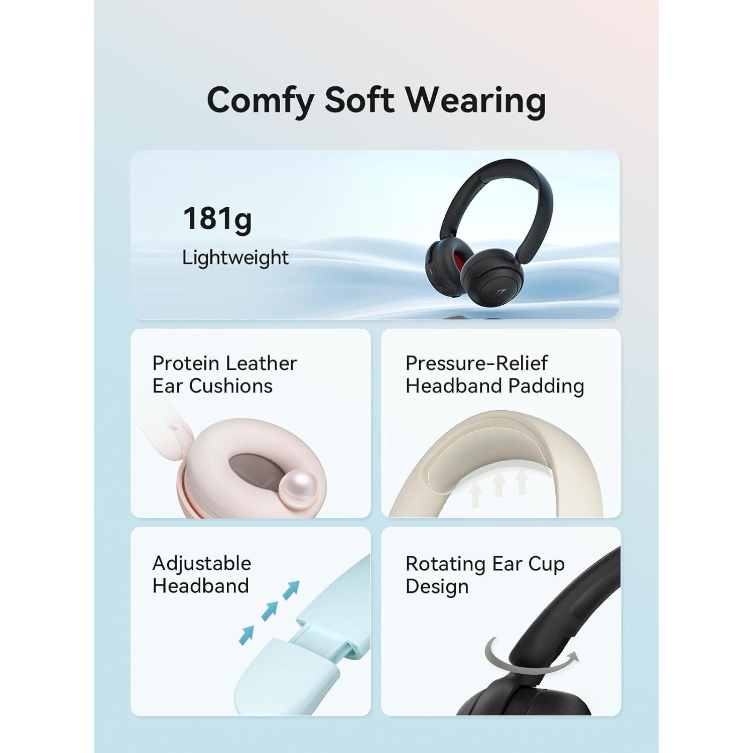 Auriculares Inalámbricos 1MORE HQ20 Bluetooth 65H Negro