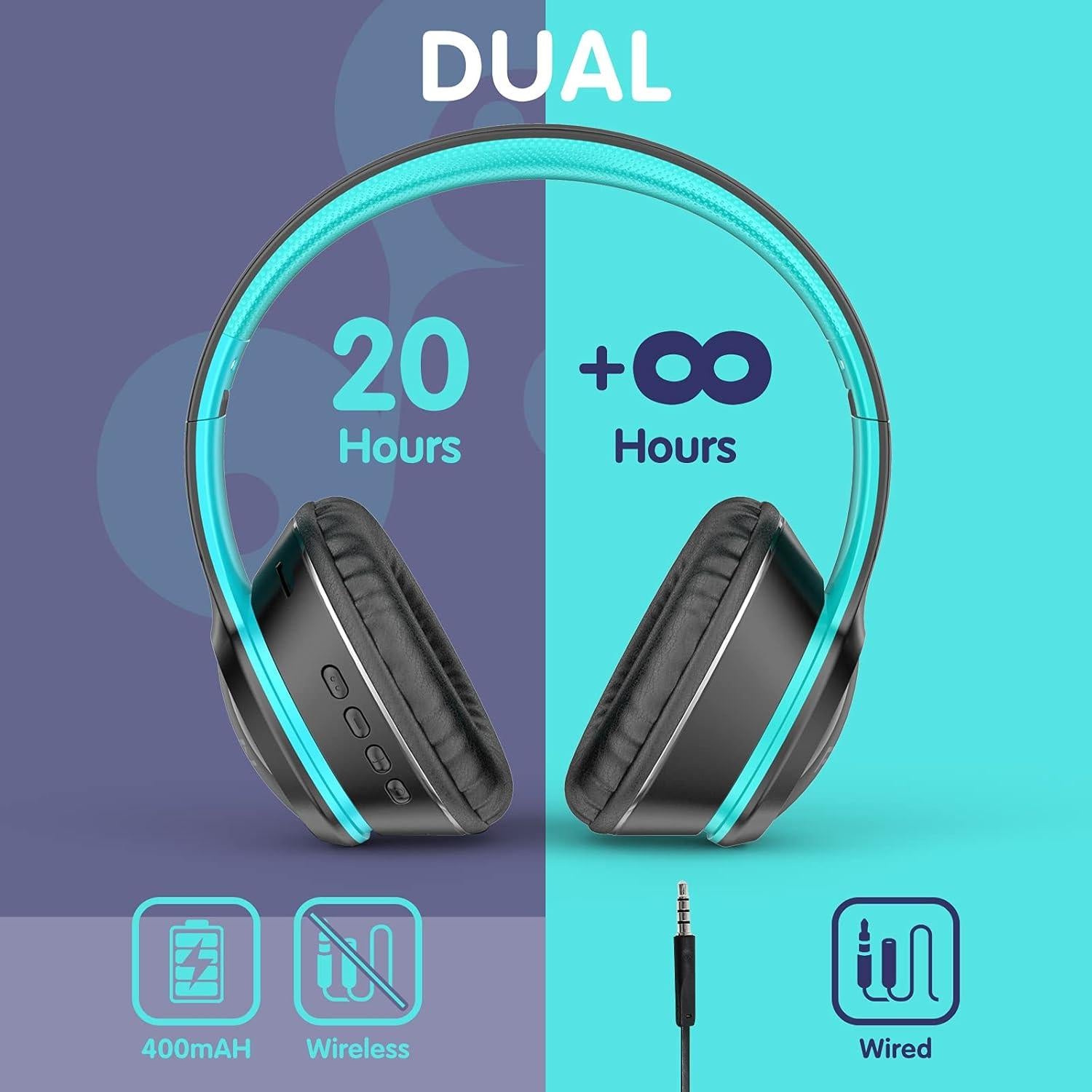 Auriculares Inalámbricos FFZ K21 para Niños con Micrófono y LED