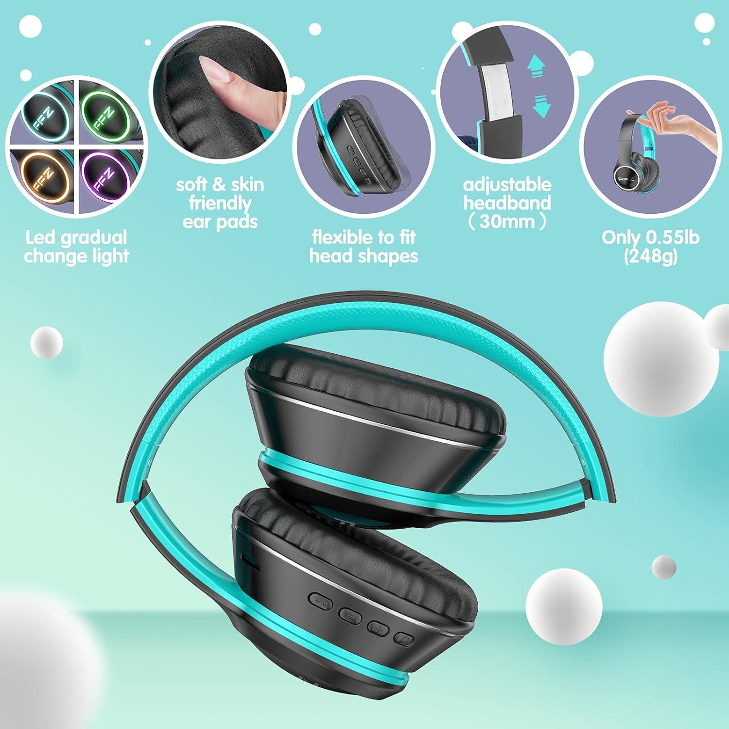 Auriculares Inalámbricos FFZ K21 para Niños con Micrófono y LED