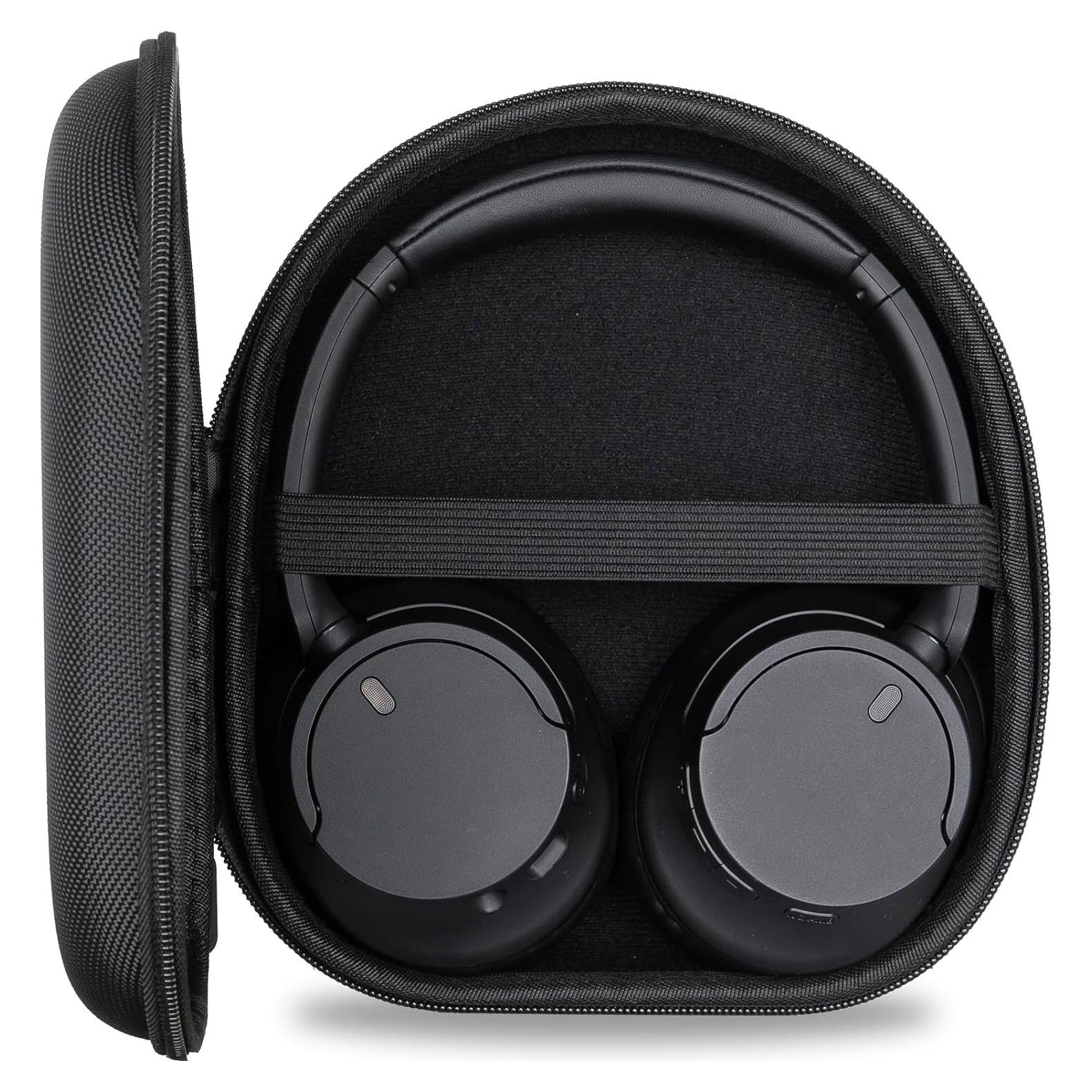 Estuche Duro Ginsco para Auriculares Inalámbricos Negro