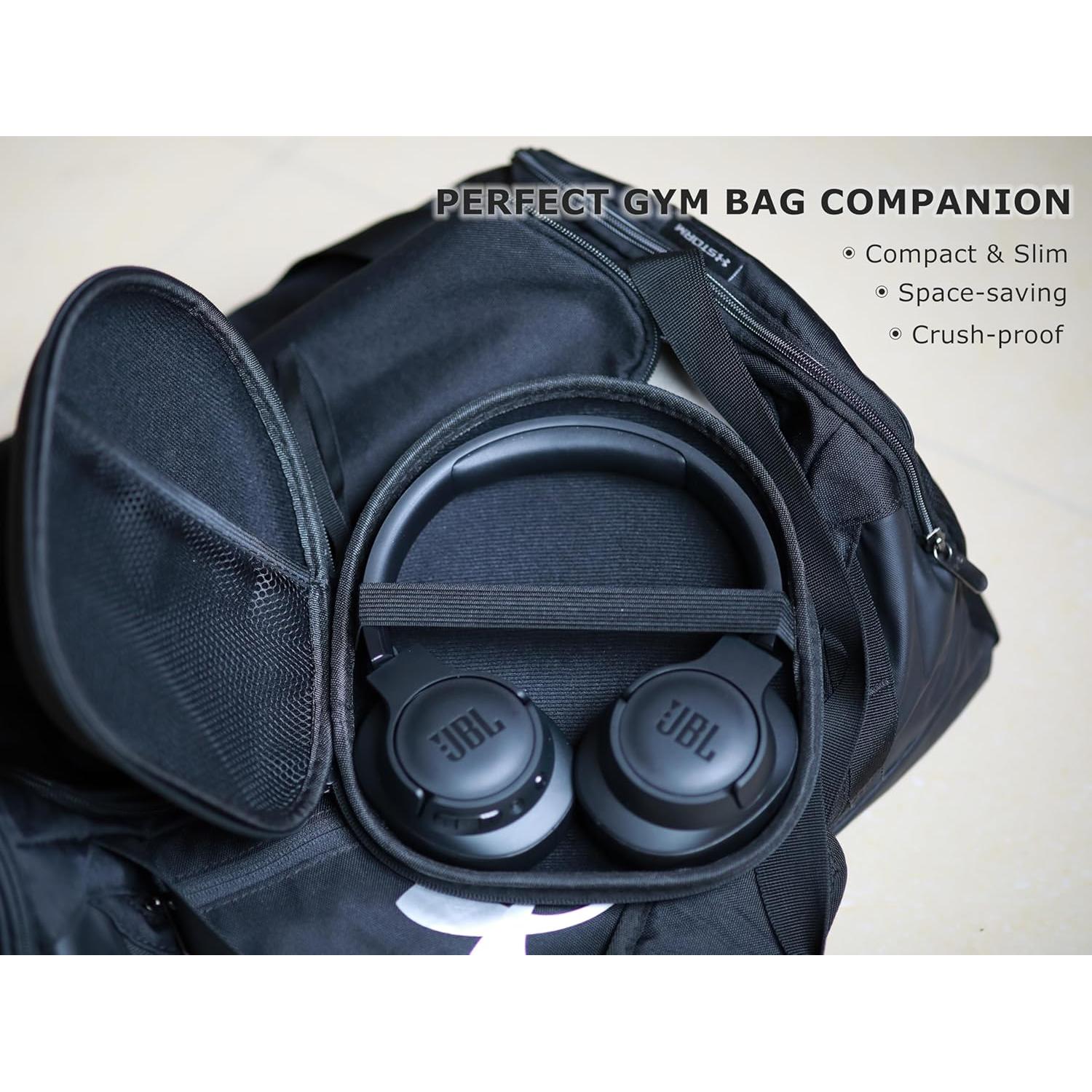 Estuche Duro Ginsco para Auriculares Inalámbricos Negro