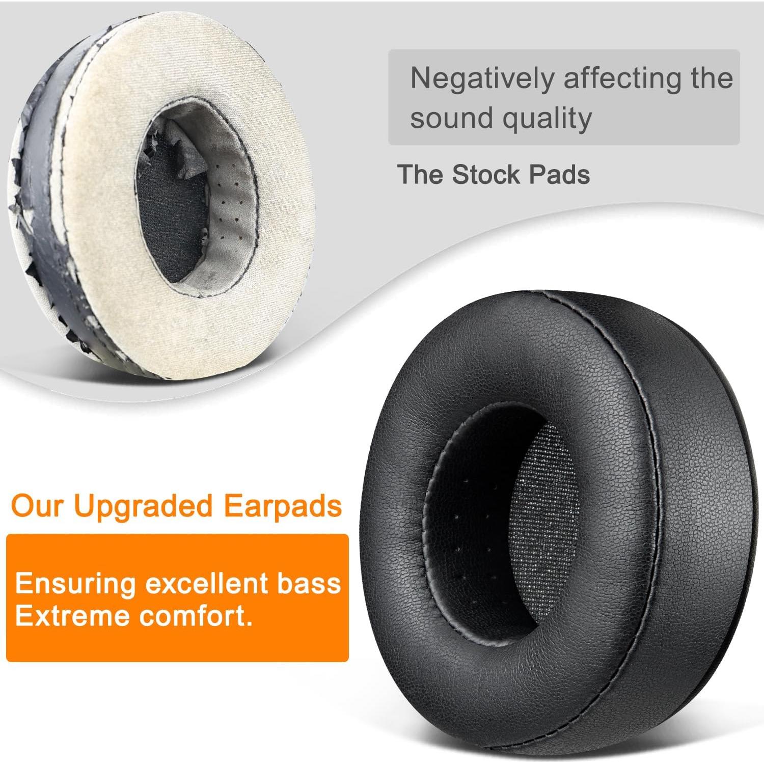 Almohadillas de Reemplazo SOULWIT para Auriculares Hesh 2 - Negro