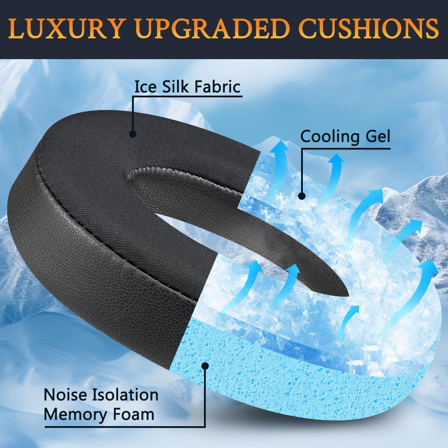 Almohadillas de Gel Refrigerante SOULWIT para Sennheiser Momentum 4