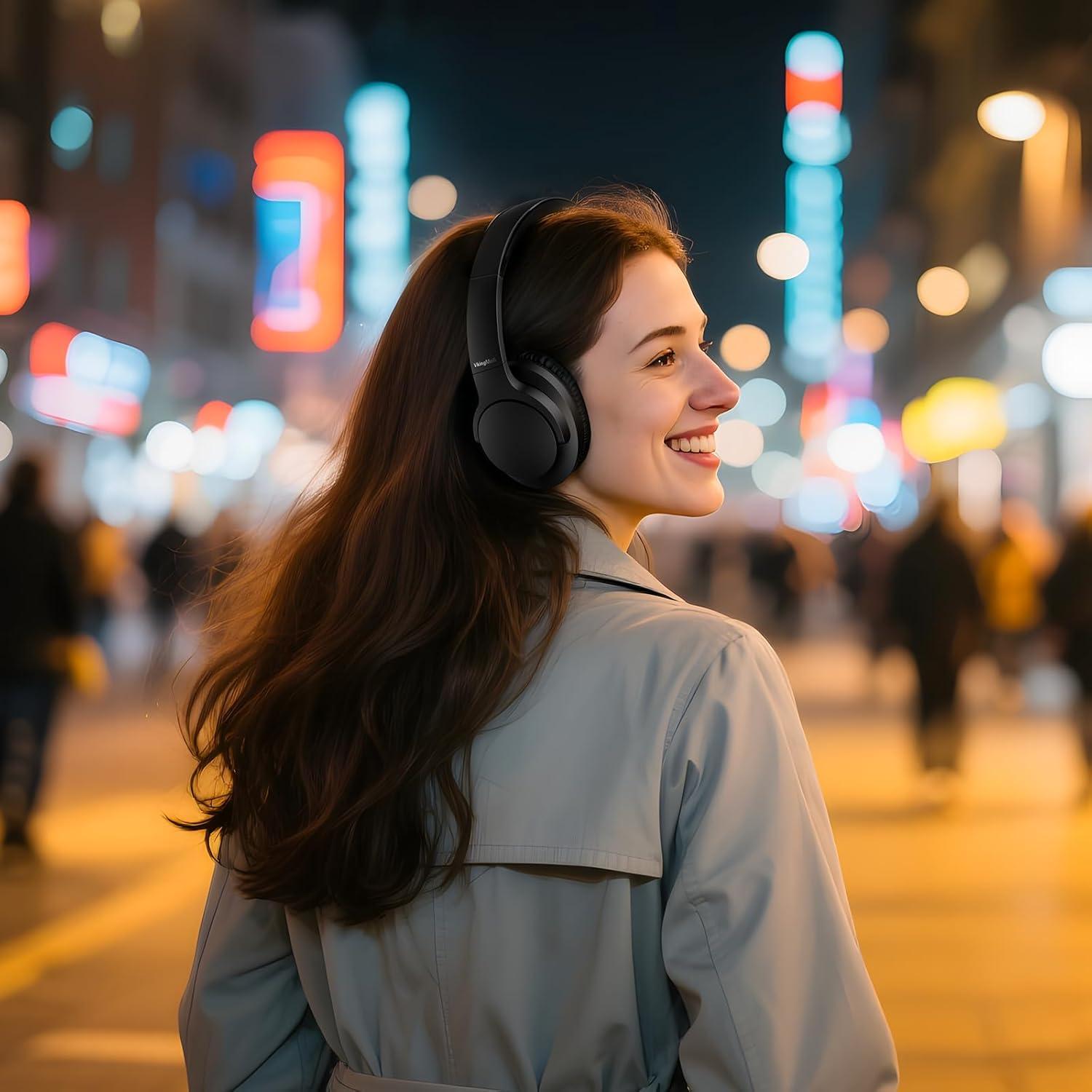 Auriculares USB-C VkingMoR VK-126AB-US Plegables Negros