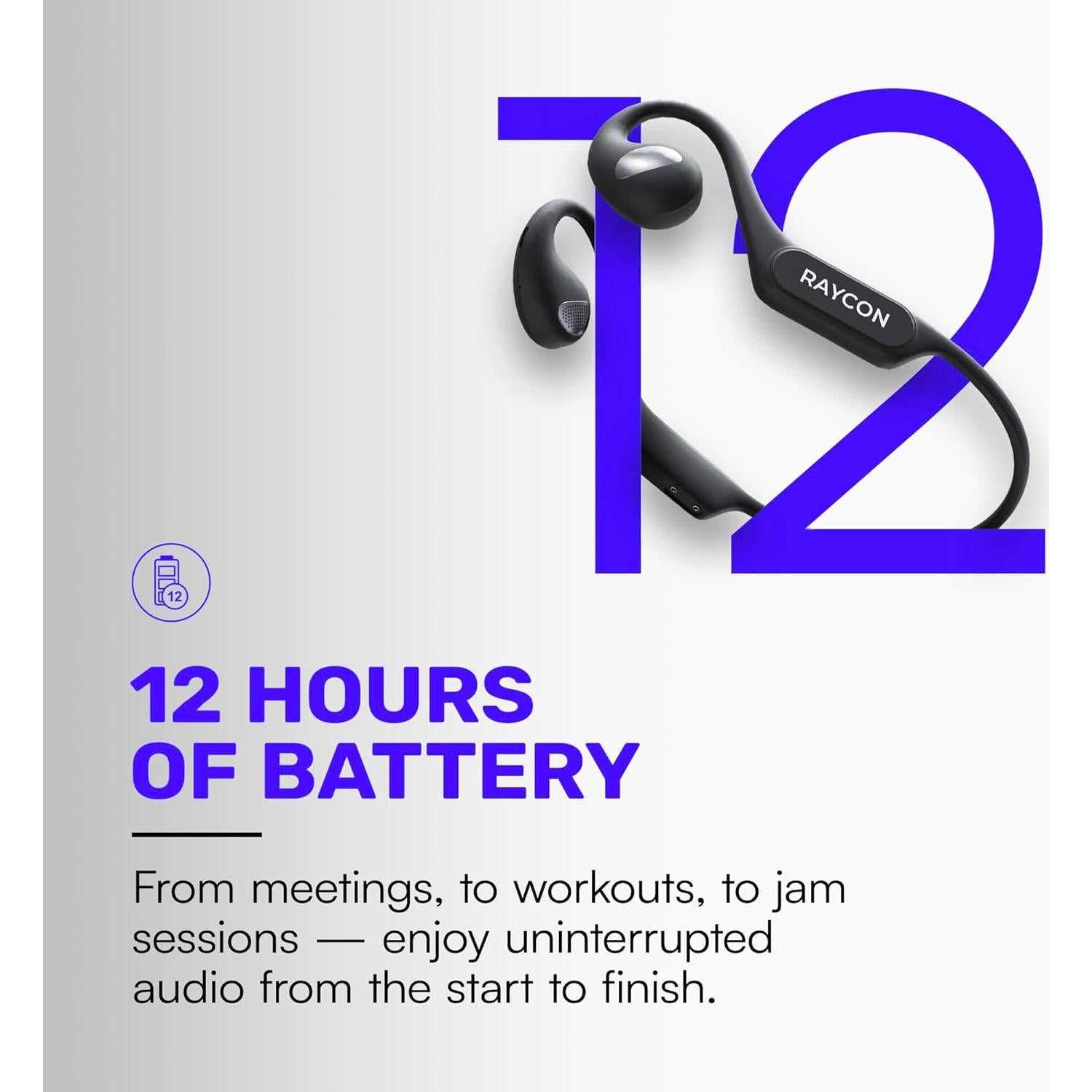 Auriculares Inalámbricos Raycon RBO841 - Sonido Inmersivo y 12h Batería