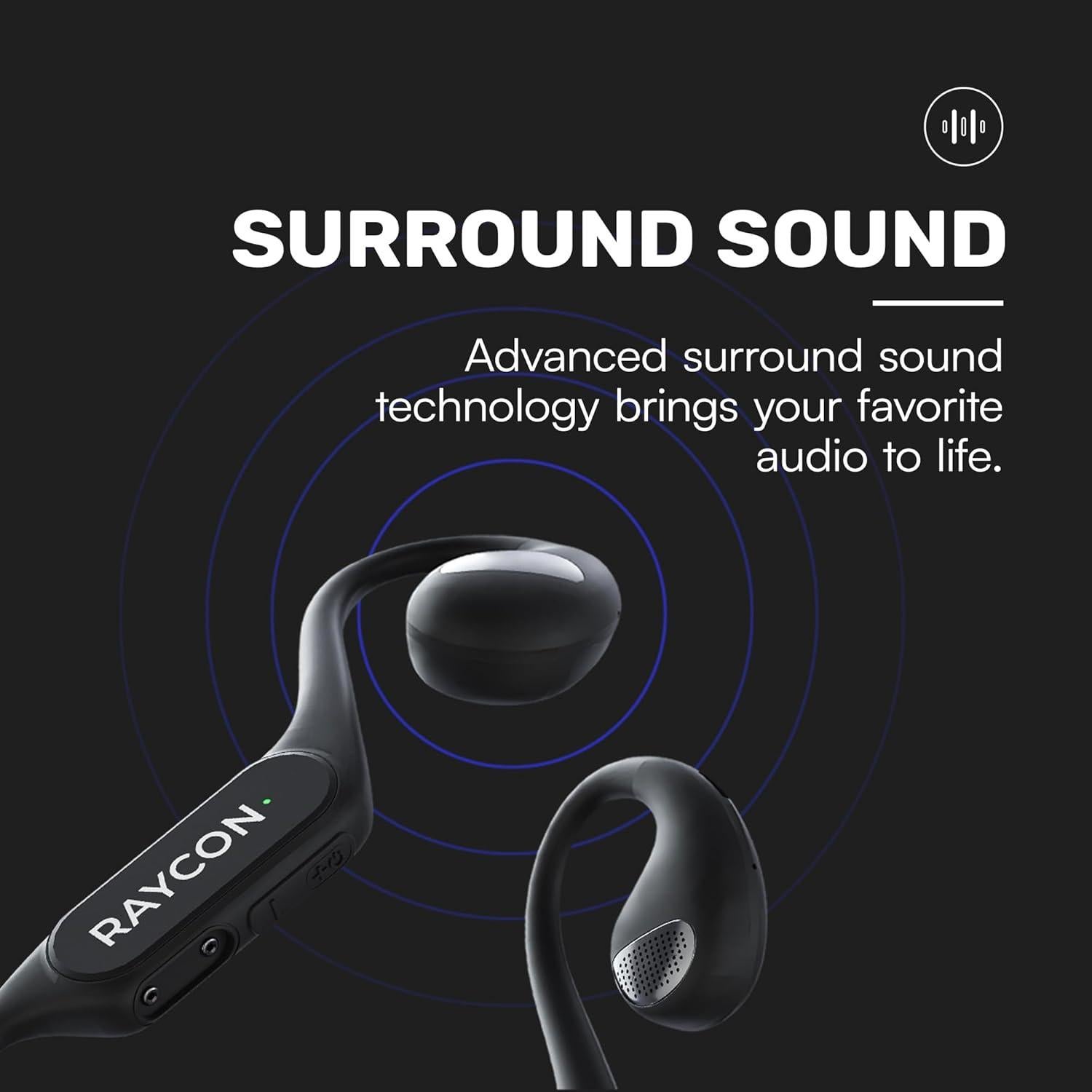 Auriculares Inalámbricos Raycon RBO841 - Sonido Inmersivo y 12h Batería