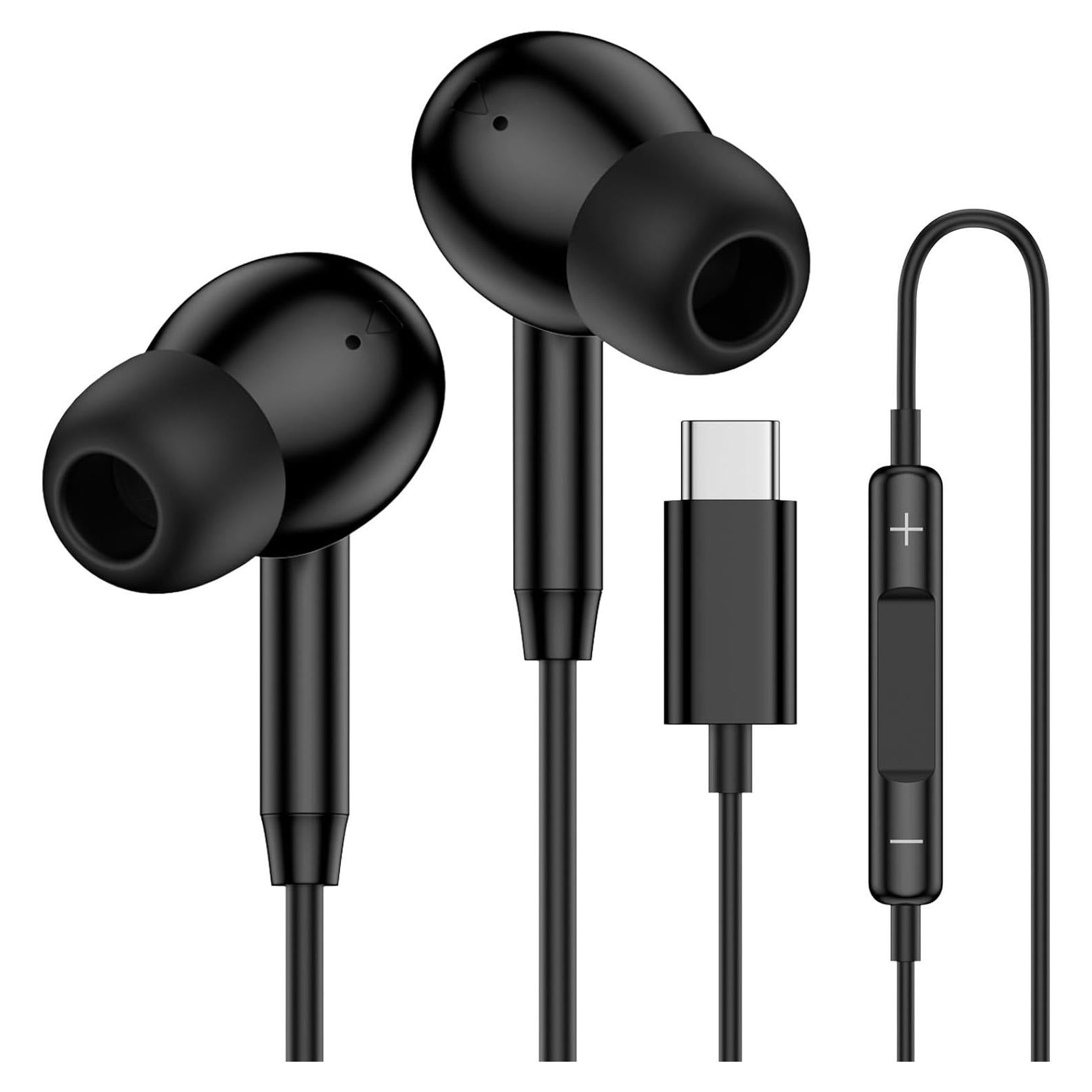 Auriculares In-Ear USB C Samsung A16 A17 A36 S25 Ultra 4 pies