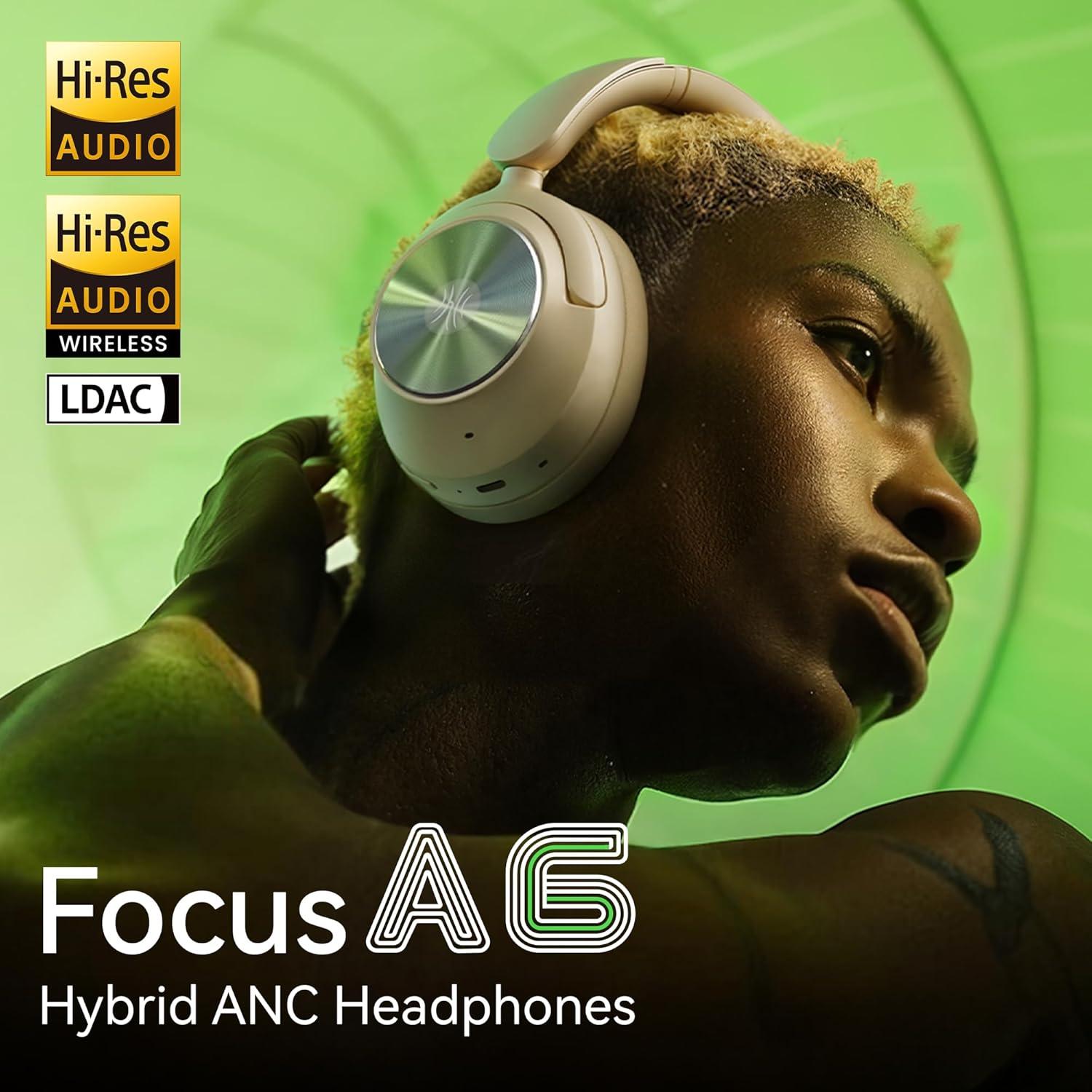 Auriculares In-Ear OneOdio Focus A6 ANC Bluetooth 6.0 75H