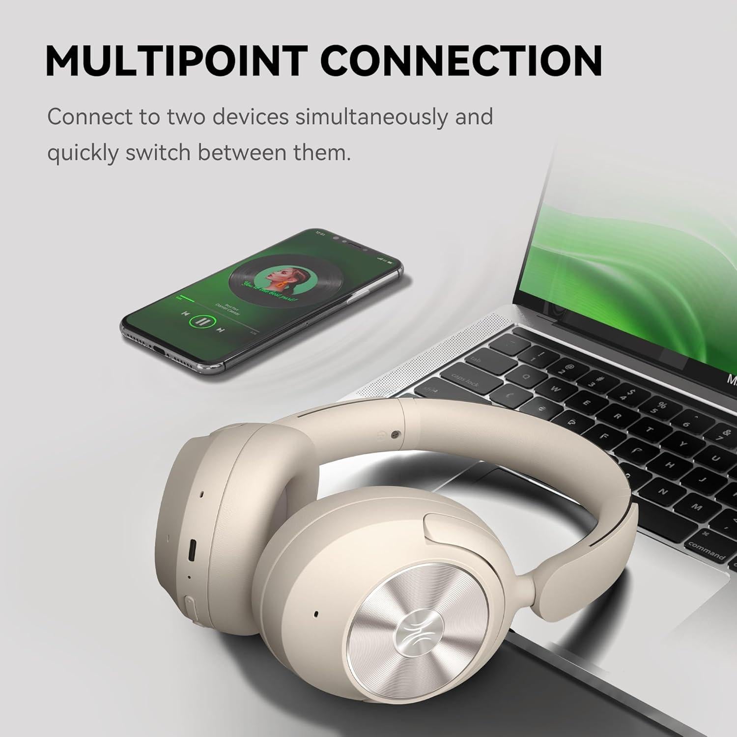 Auriculares In-Ear OneOdio Focus A6 ANC Bluetooth 6.0 75H