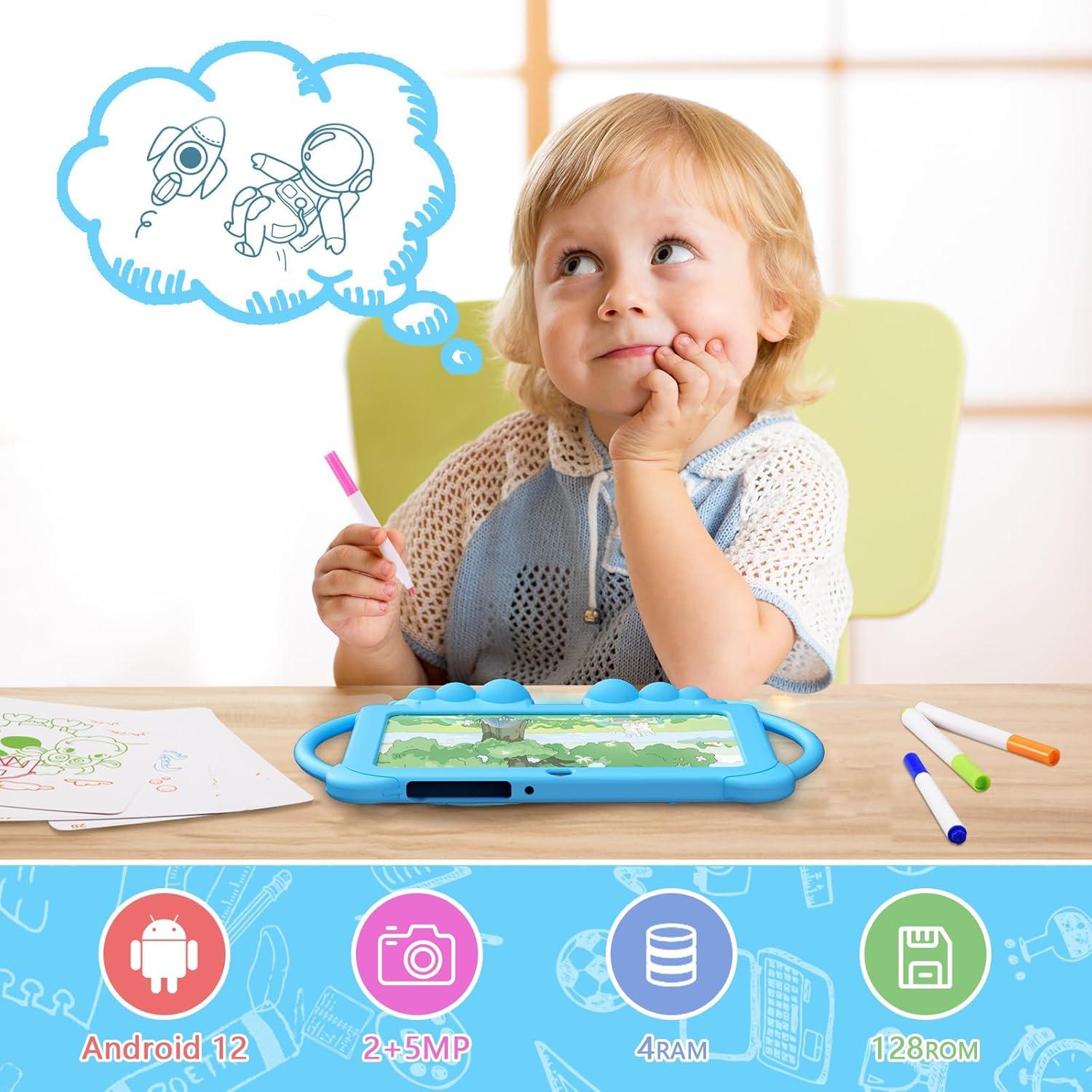 Tableta para Niños NOVOJOY Q8K 7" HD 32GB/4GB WiFi Bluetooth