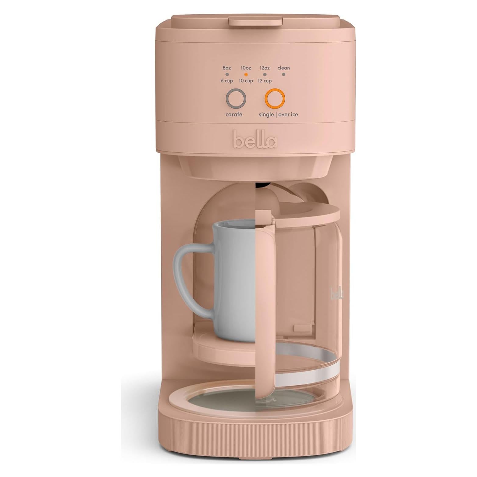 Cafetera Bella VersaBrew 2-en-1 1.8L Compacta Floración