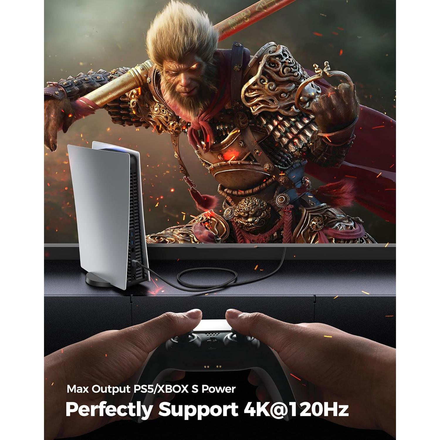 Cable HDMI 2.1 Silkland 0.30m Ultra Alta Velocidad 48Gbps