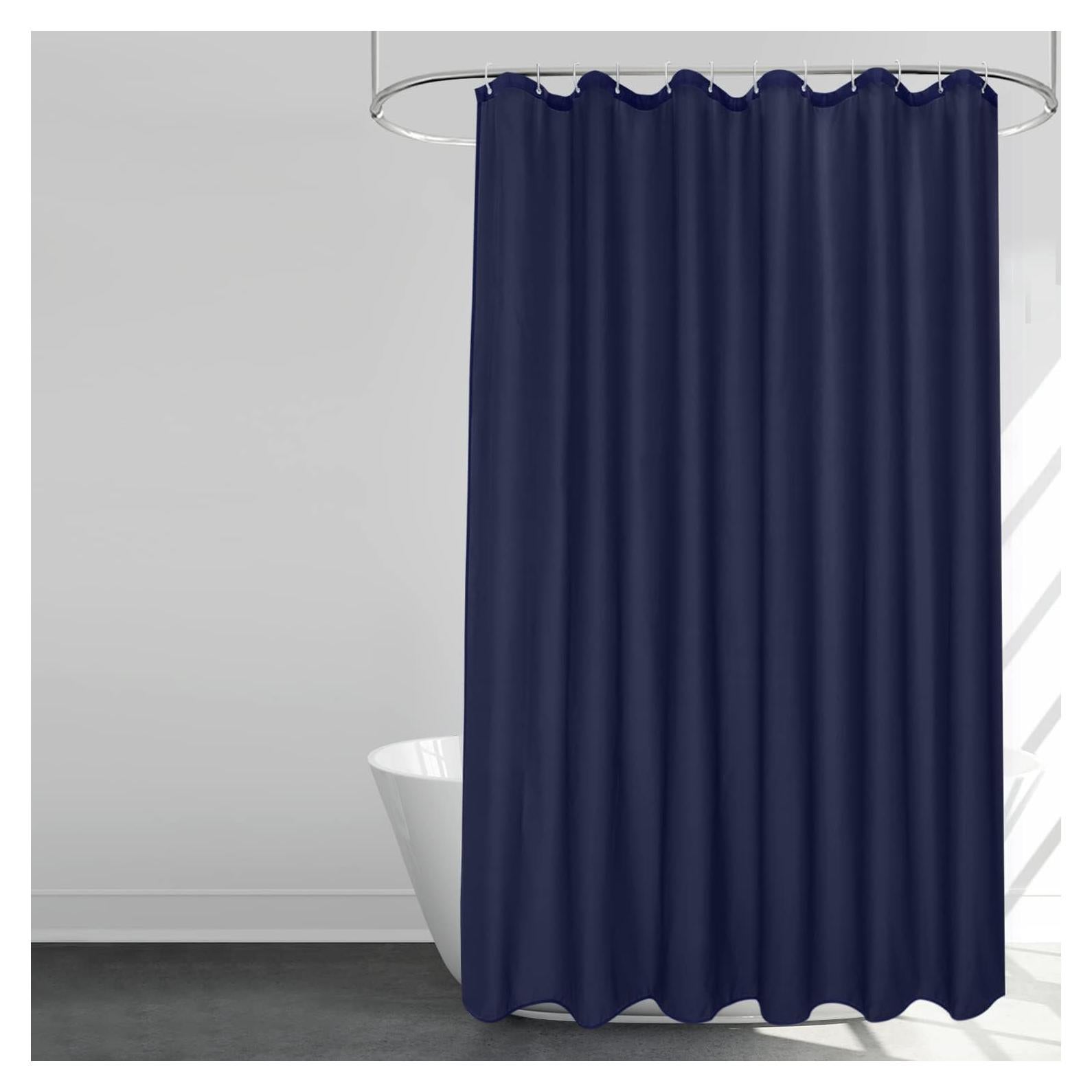 Cortina de Ducha Azul Marino EurCross 180x180 cm Lavable