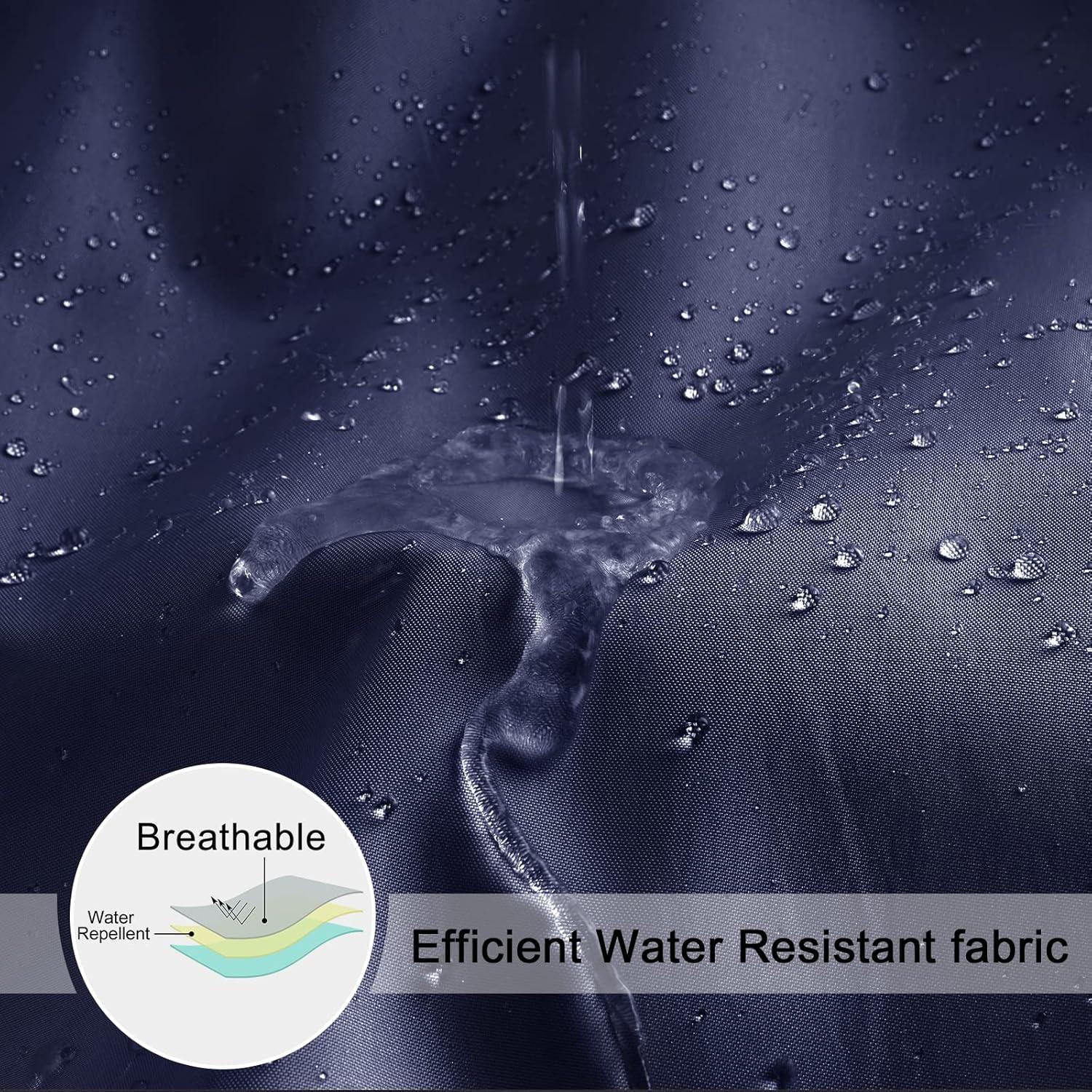 Cortina de Ducha Azul Marino EurCross 180x180 cm Lavable