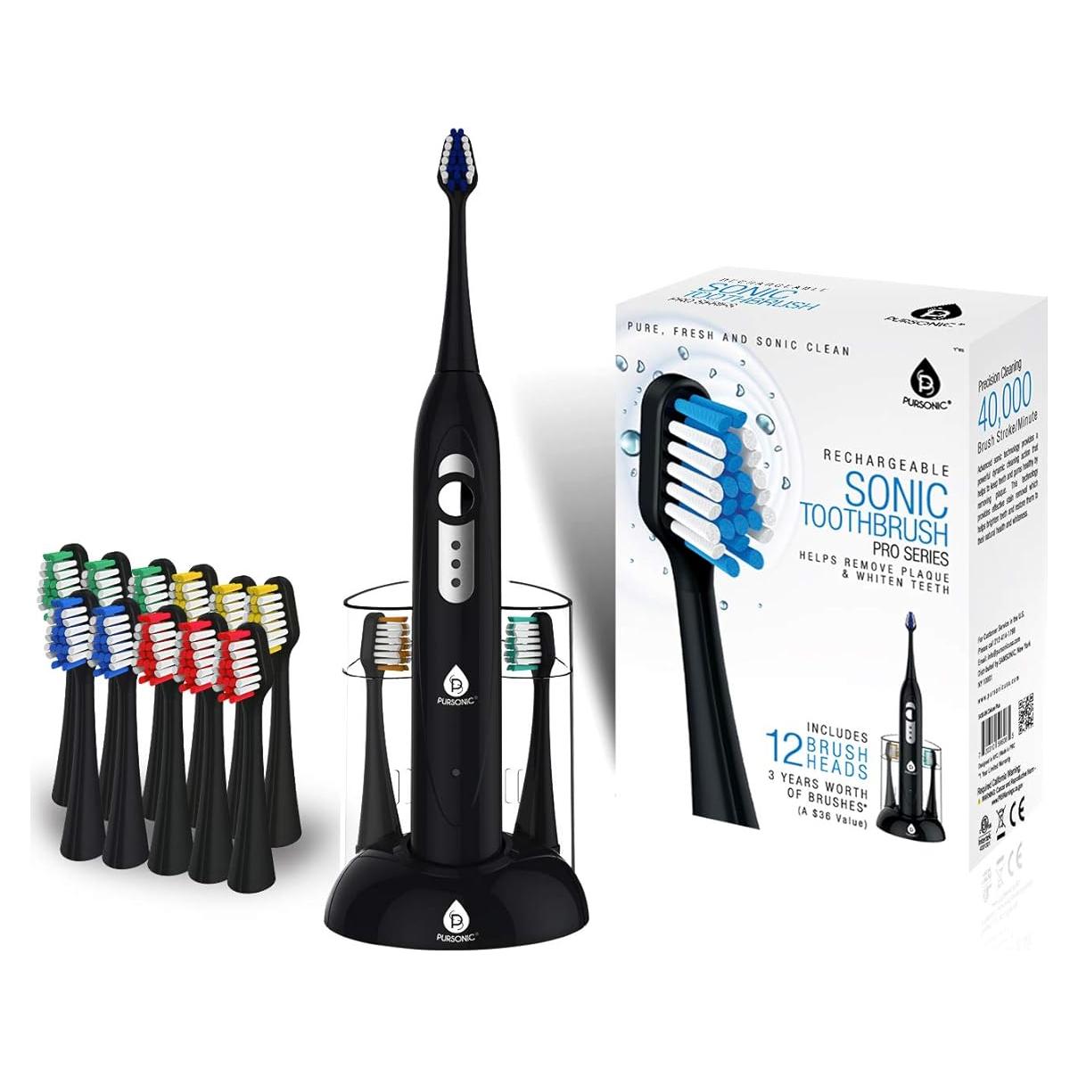 Cepillo de dientes sónico Pursonic S430 - 40,000 golpes/minuto