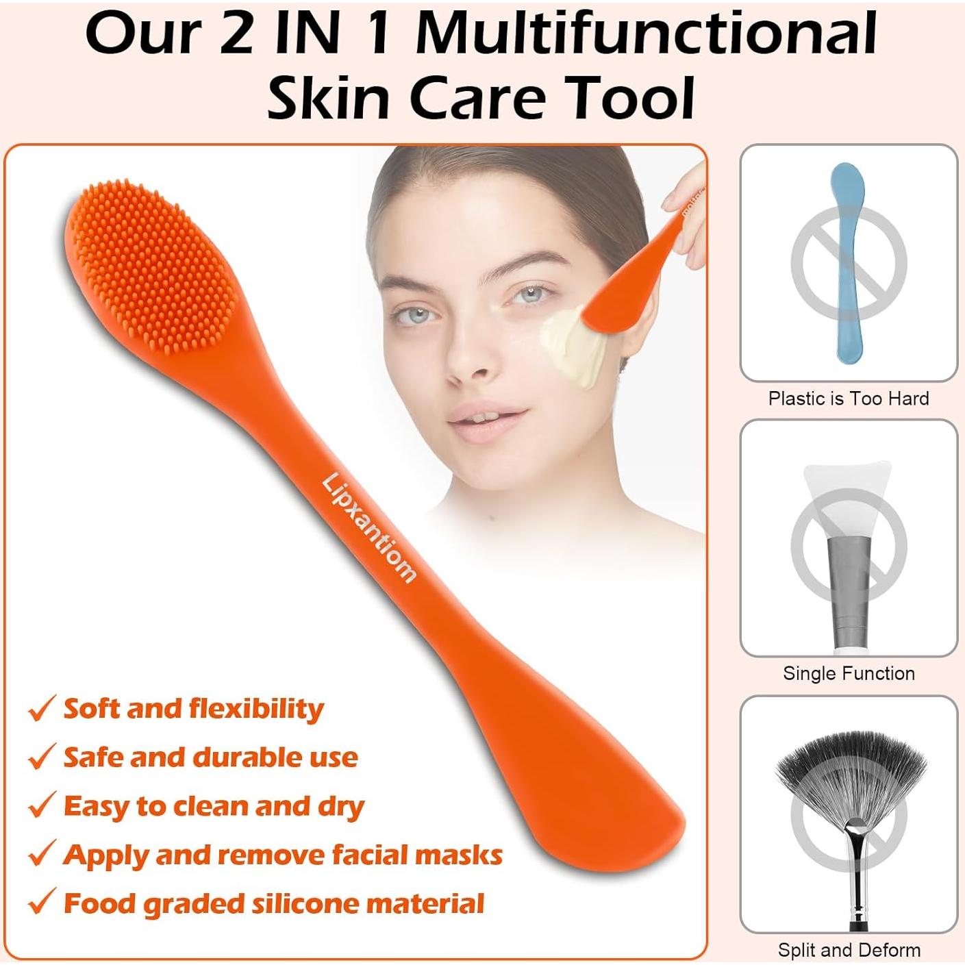 Set de 3 Brochas de Silicona para Mascarillas Lipxantiom