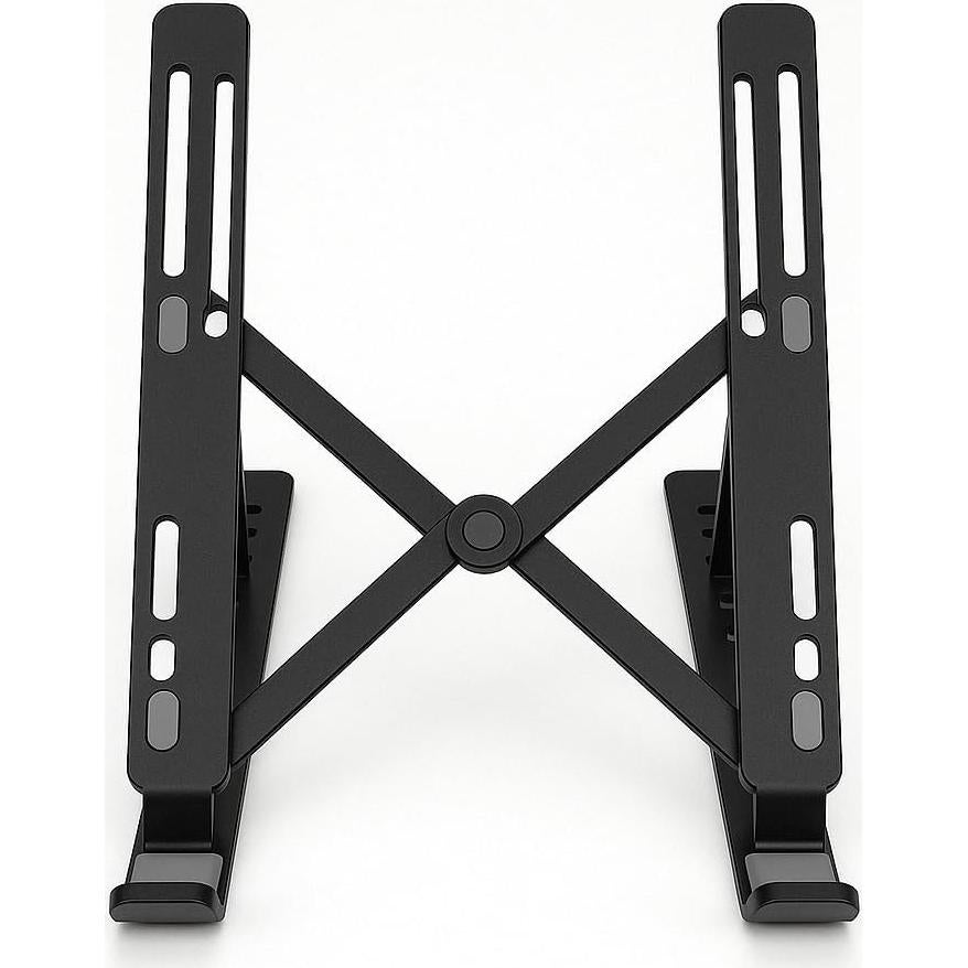 Soporte Plegable para Laptop Verdevida - Aluminio Negro, 6 Niveles