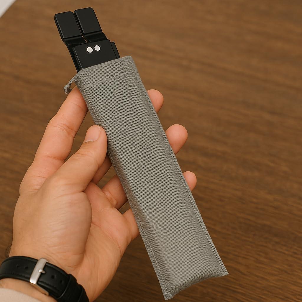 Soporte Plegable para Laptop Verdevida - Aluminio Negro, 6 Niveles