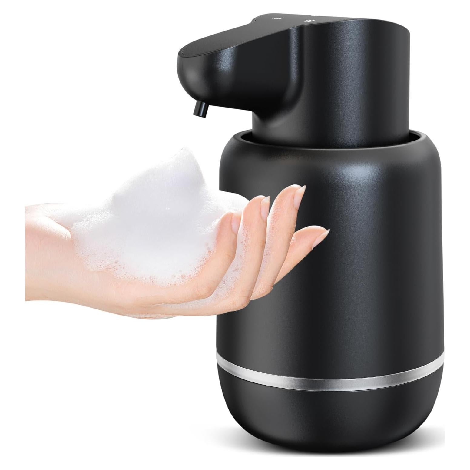 Dispensador Automático de Jabón Espumoso Tepsammion 420ml Negro
