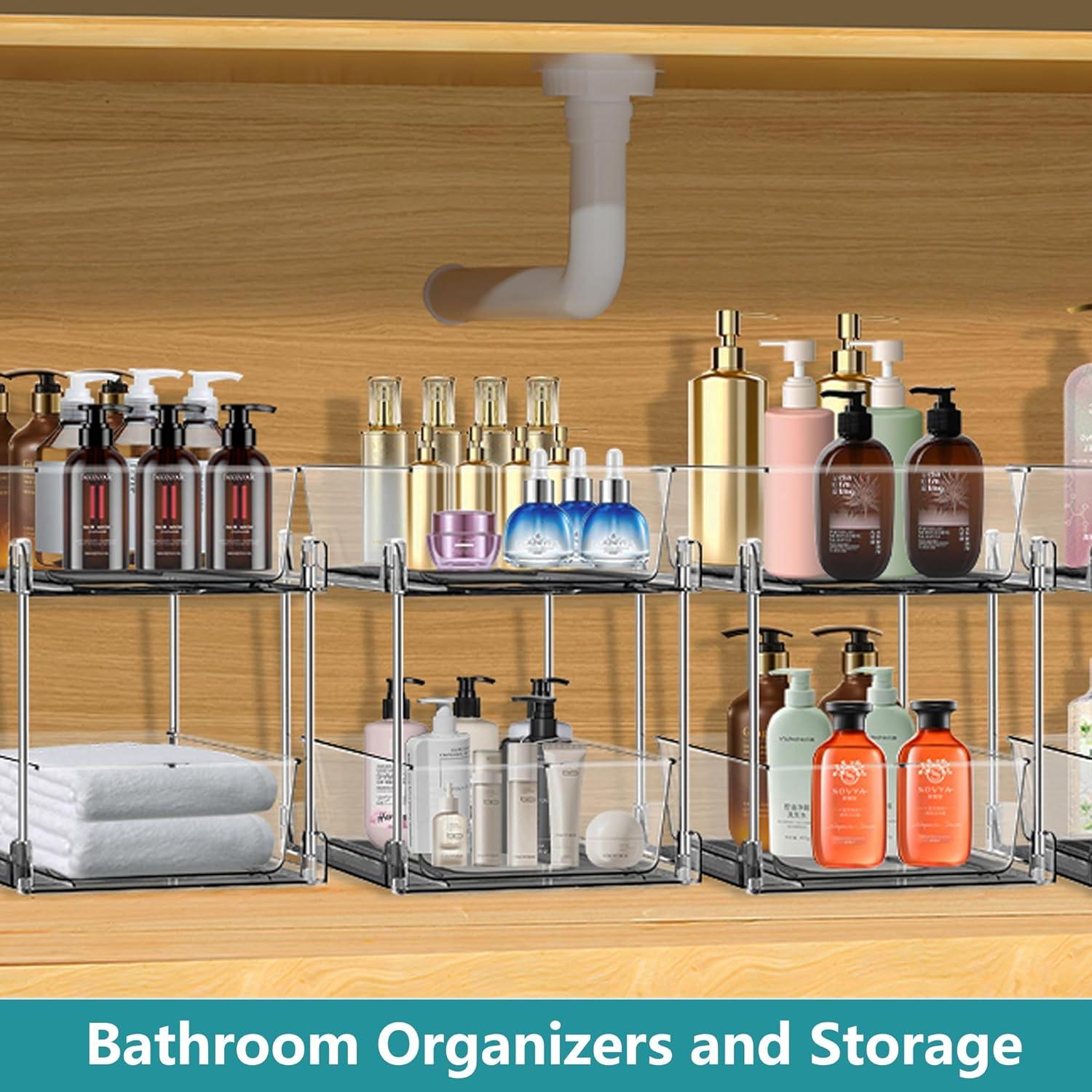 Organizadores Bajo Fregadero AITOPMART 2 Piezas Transparentes