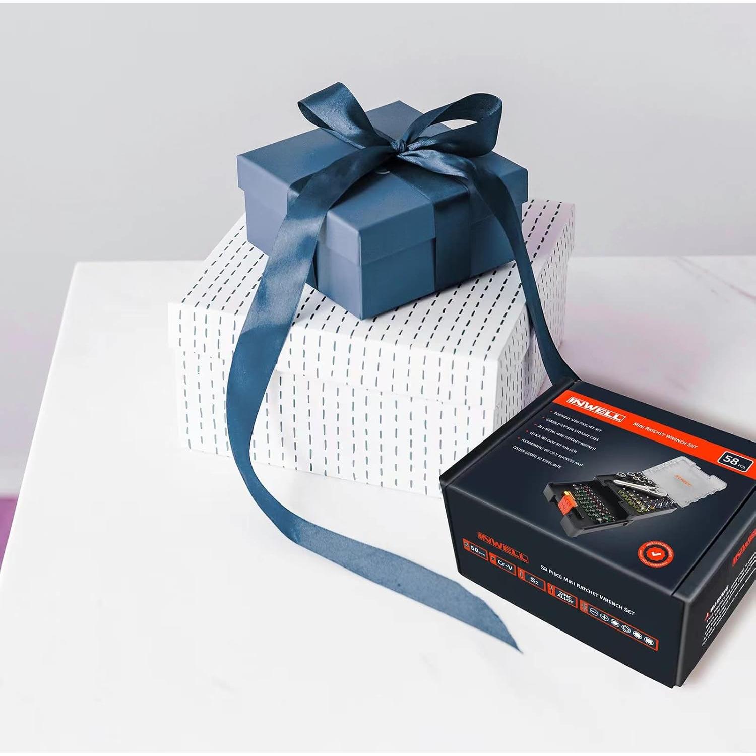 Juego de Llave de Carraca Mini Inwell 58 Piezas Compacto