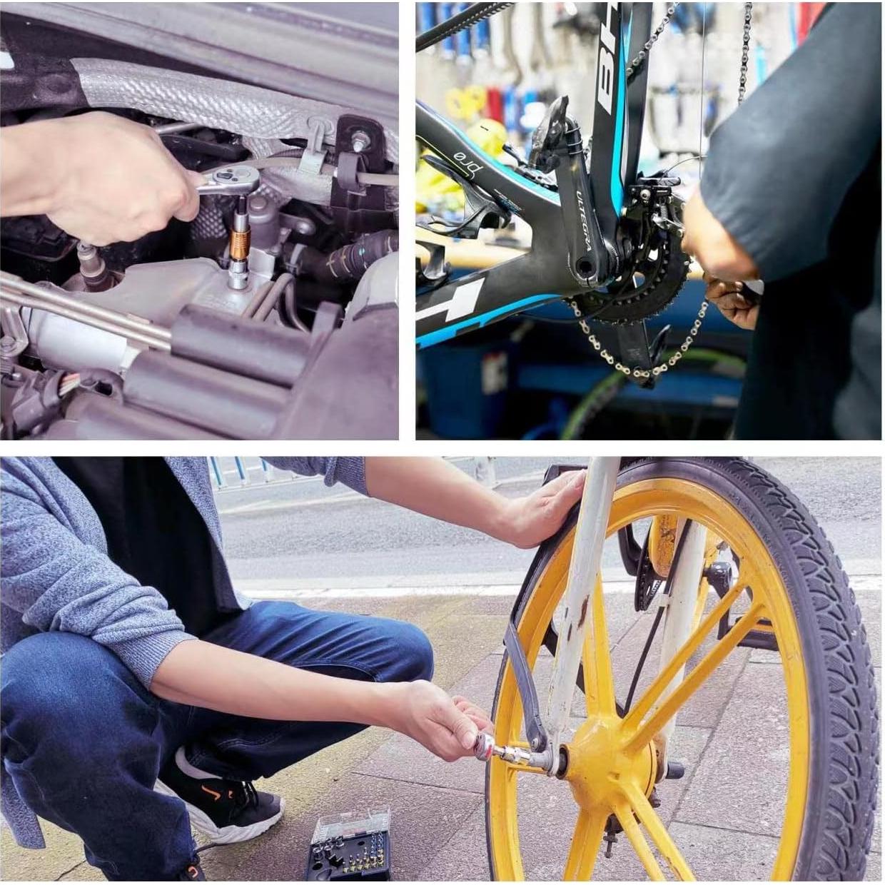 Juego de Llave de Carraca Mini Inwell 58 Piezas Compacto