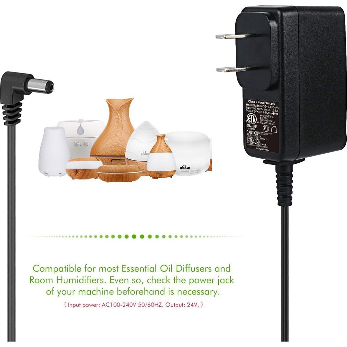 Adaptador de Pared 24V PLUSPOE para Difusores de Aceite