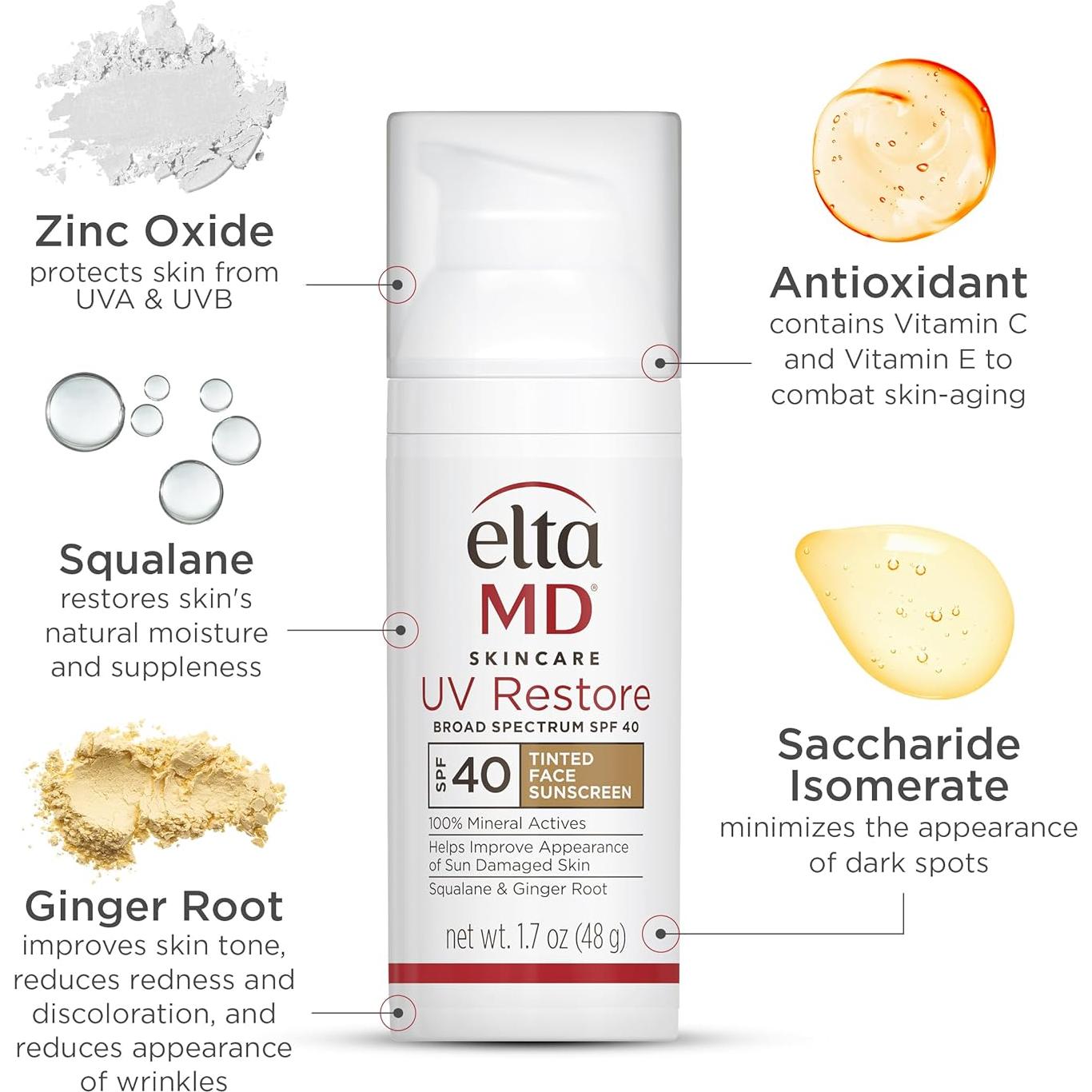 EltaMD UV Restore Protector Solar Facial SPF 40 56.7g