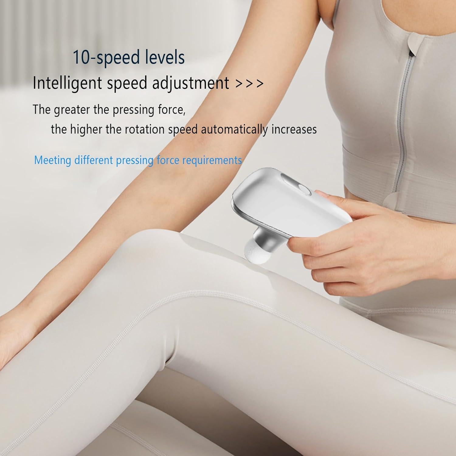 Pistola de Masaje Portátil Woluki Masajeador de Fascia