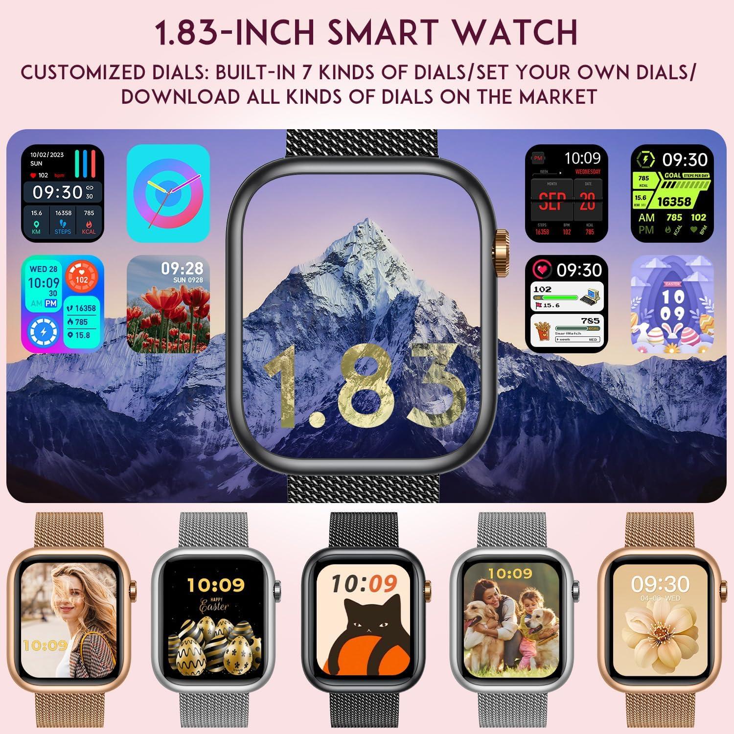 Reloj Inteligente para Mujeres TAOLOON G104 - Bluetooth, IP68, 123 Modos