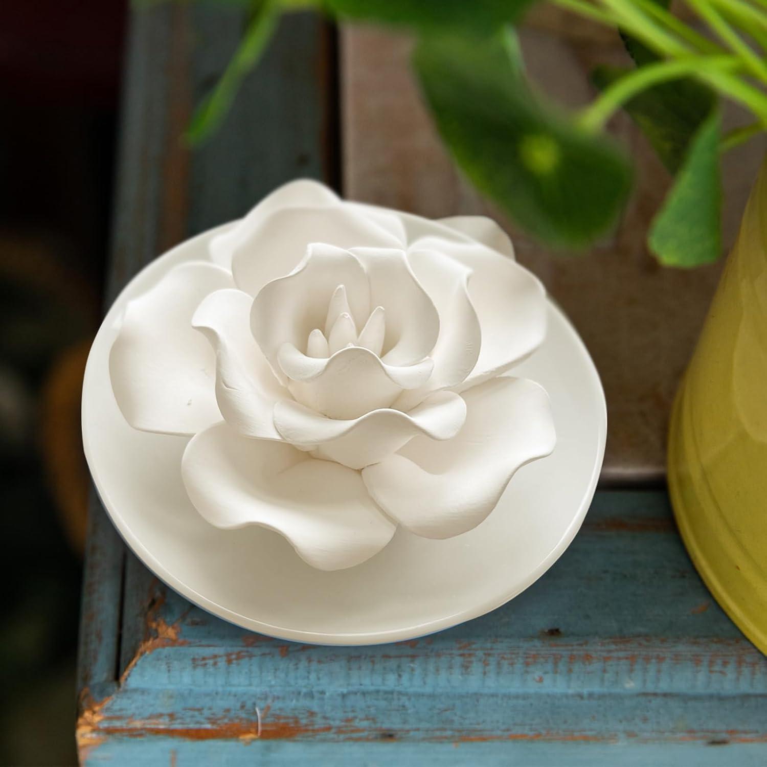 Difusor Pasivo de Cerámica Oumeiben Impatiens para Aceite Esencial