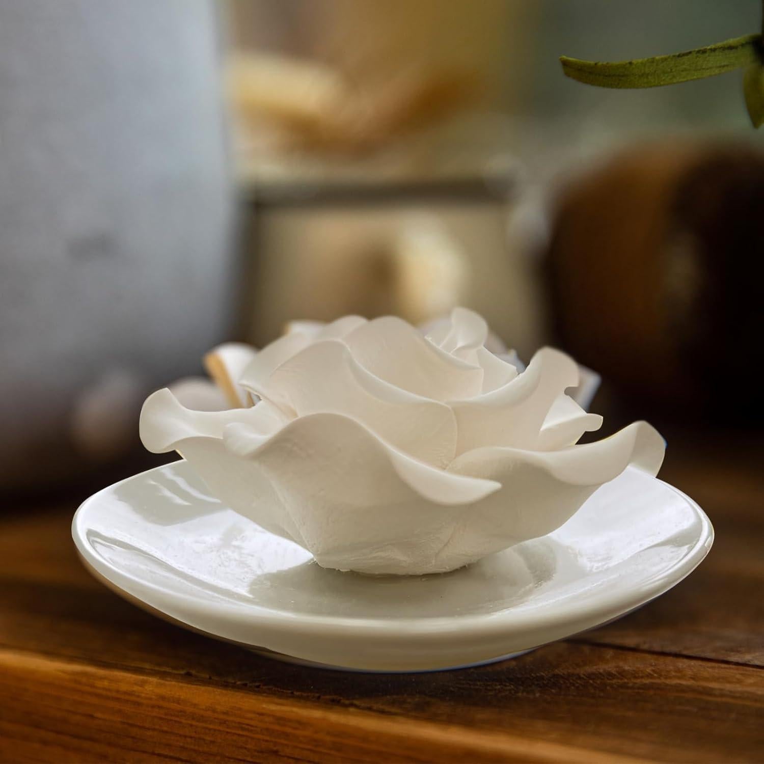 Difusor Pasivo de Cerámica Oumeiben Impatiens para Aceite Esencial