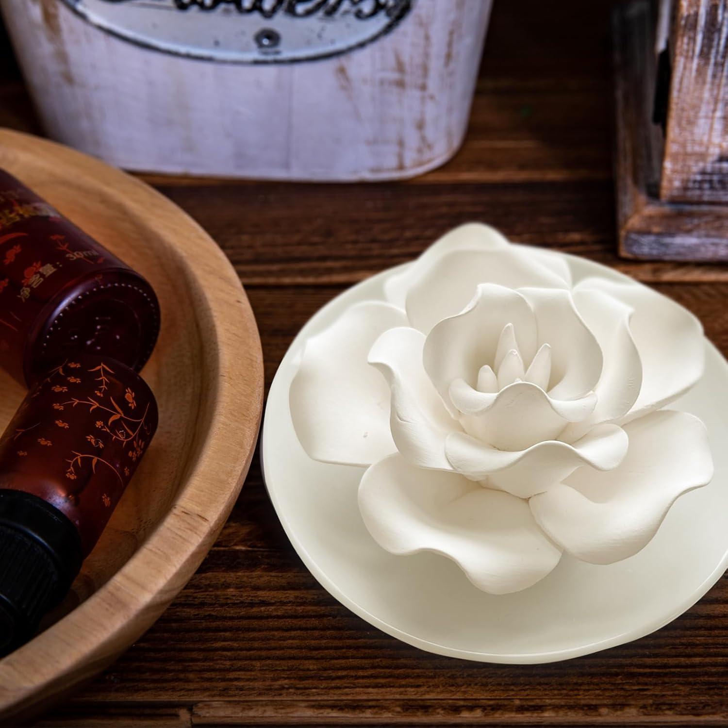 Difusor Pasivo de Cerámica Oumeiben Impatiens para Aceite Esencial