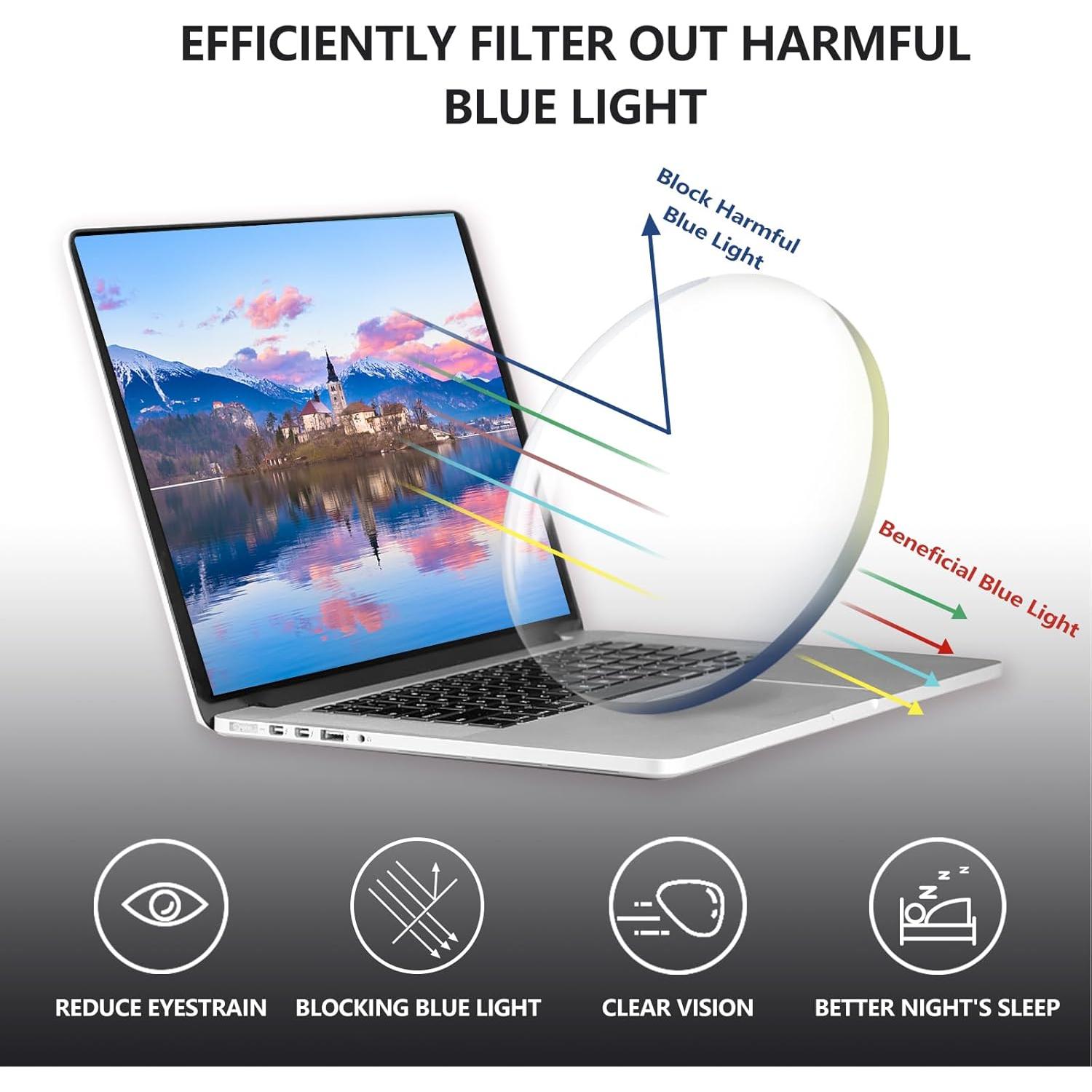 Gafas de Luz Azul OPTOFENDY para Mujeres TR90 Anti UV400