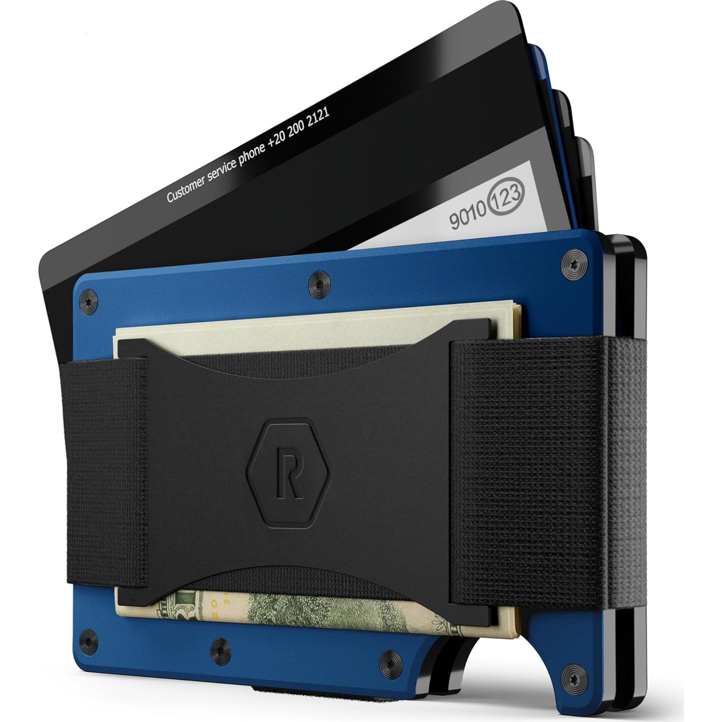 Cartera Minimalista La Ridge NFL Aluminio Bloqueo RFID 8.6cm