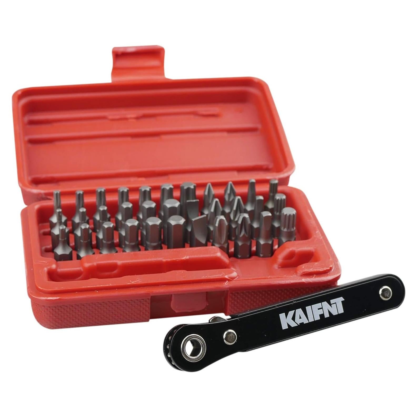 Juego de Puntas K402 KAIFNT 34 Piezas con Llave Mini