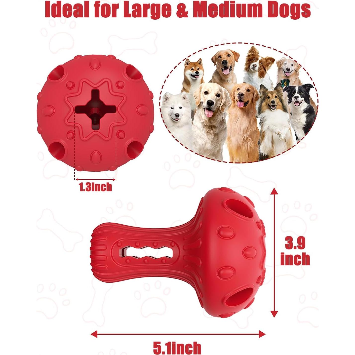 Juguete Interactivo para Perros KrauzPet 13x10cm Rojo