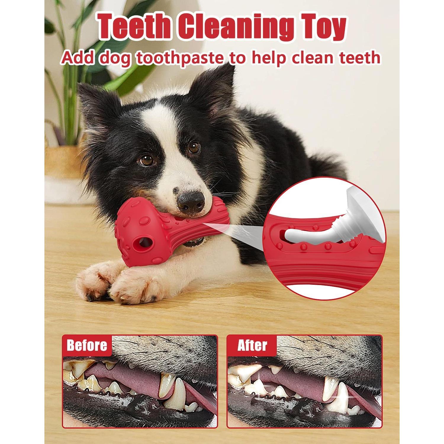 Juguete Interactivo para Perros KrauzPet 13x10cm Rojo