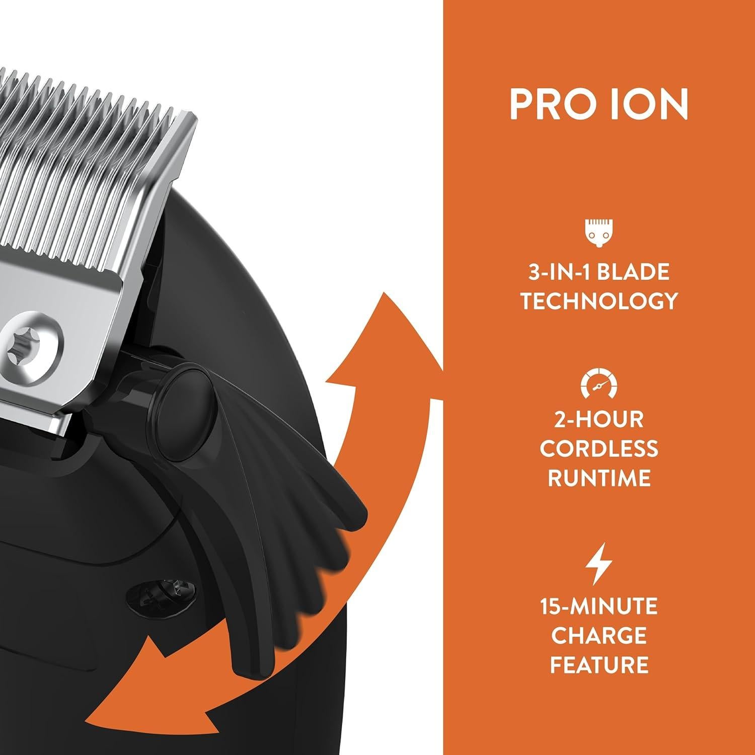 Cortadora Inalámbrica Wahl Pro Ion para Perros y Gatos - 2h Uso