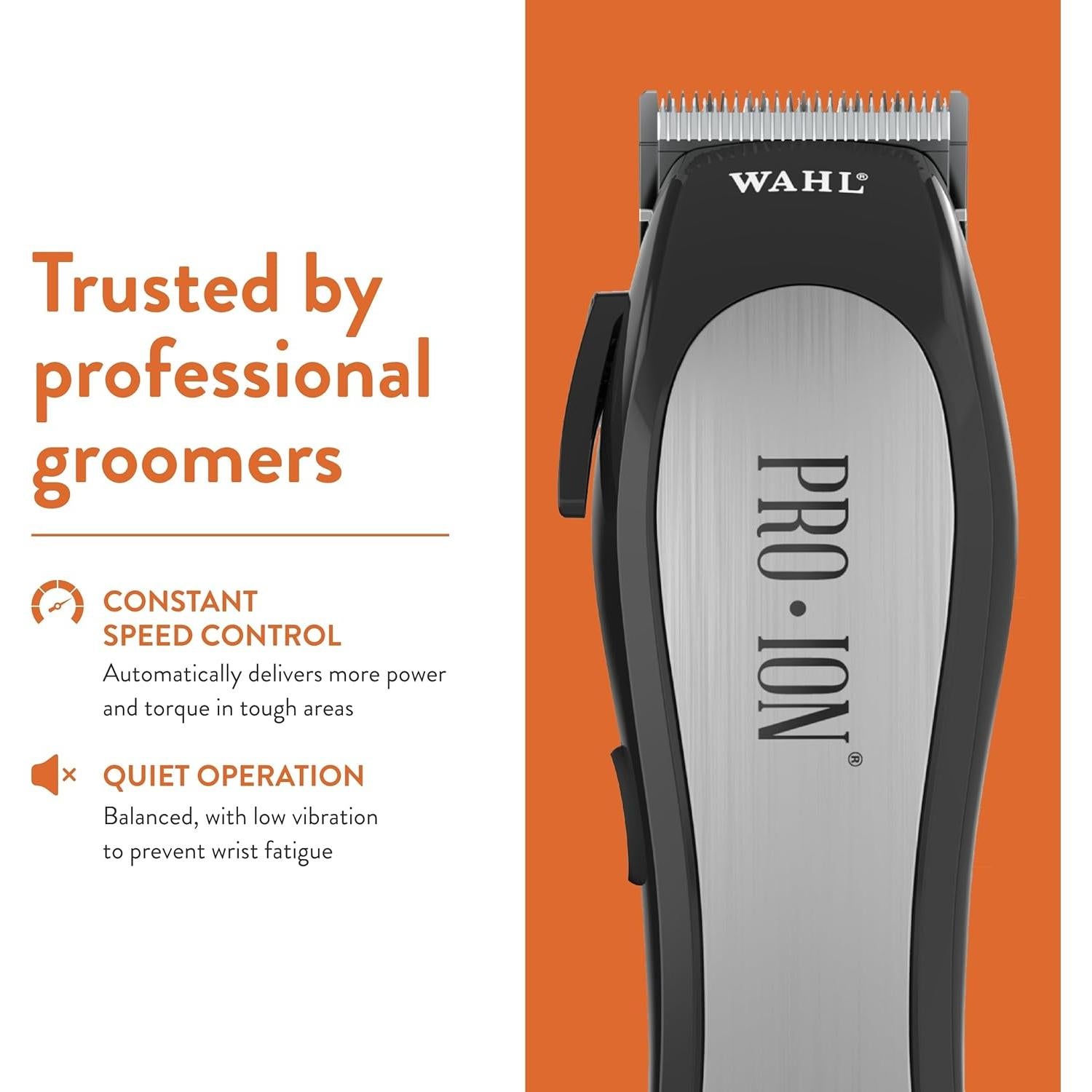 Cortadora Inalámbrica Wahl Pro Ion para Perros y Gatos - 2h Uso